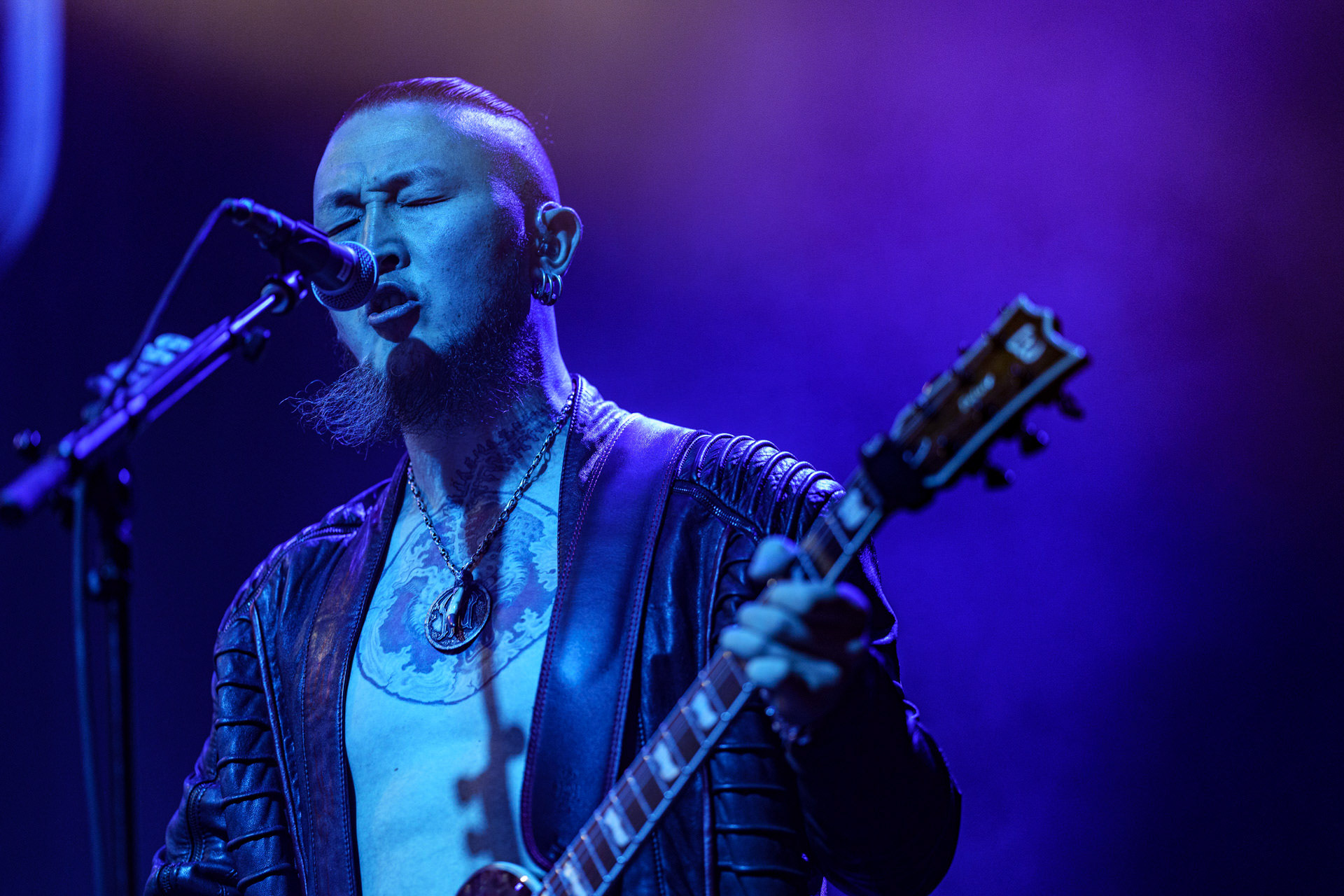 5.11.2022 The HU - koncert mongolskiej folk-metlowej grupy w warszawskiej Progresji.Produkcja Knock Out Productions,fot. Andrzej Wasilkiewicz/Reporter