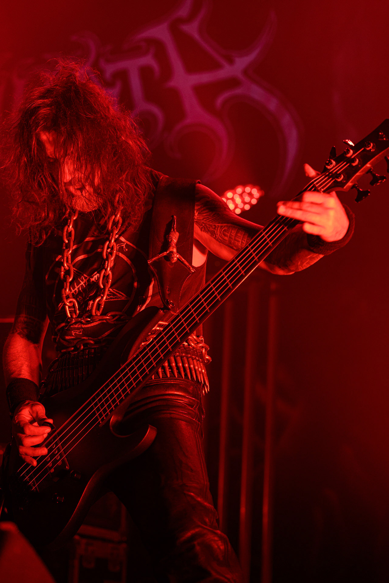 18.02.2022r - Azarath - jako gosc specjalny na warszawskim koncercie Vader w Progresji.n/z Marcin Skullripper – wokal, gitara, n/z Bartlomiej Bart Szudek – gitara, n/z Piotr P. Ostrowski – gitara basowa, n/z Zbigniew Inferno Prominski – perkusja, Left Hand Sounds, Knock Out Productions, Massive Music,fot. Andrzej Wasilkiewicz/Reporter