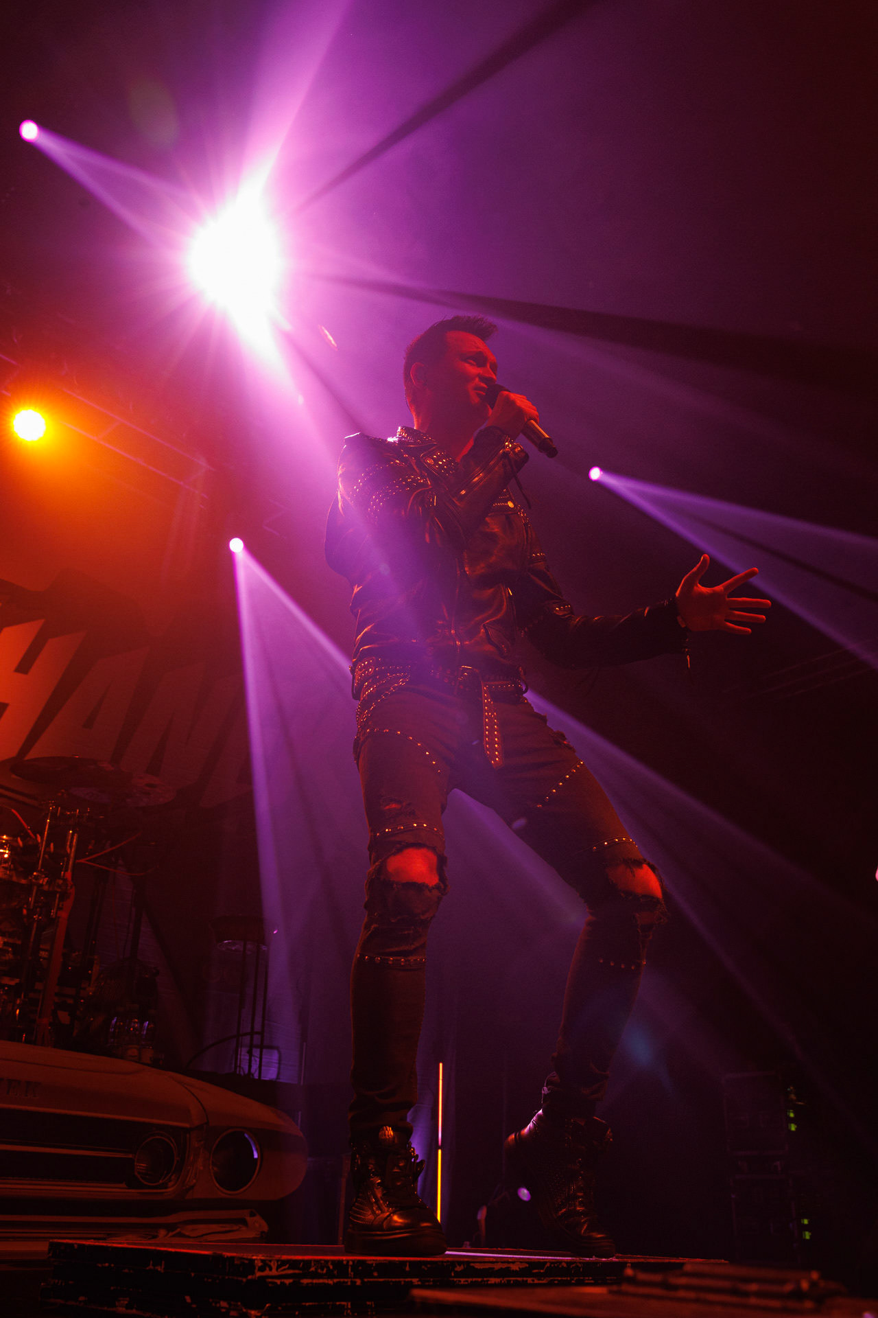 18.12.2021 Nocny Kochanek - Antysylwester Antyradia,18 lat klubu Progresja,Nocny Kochanek - koncert Warszawa,Progresja, Zdrajcy Metalu, klasyczny heavy metal, Alter Ego, Night Mistress.n/z Krzysiek Sokolowski – wokal,Fot. Andrzej Wasilkiewicz/Reporter