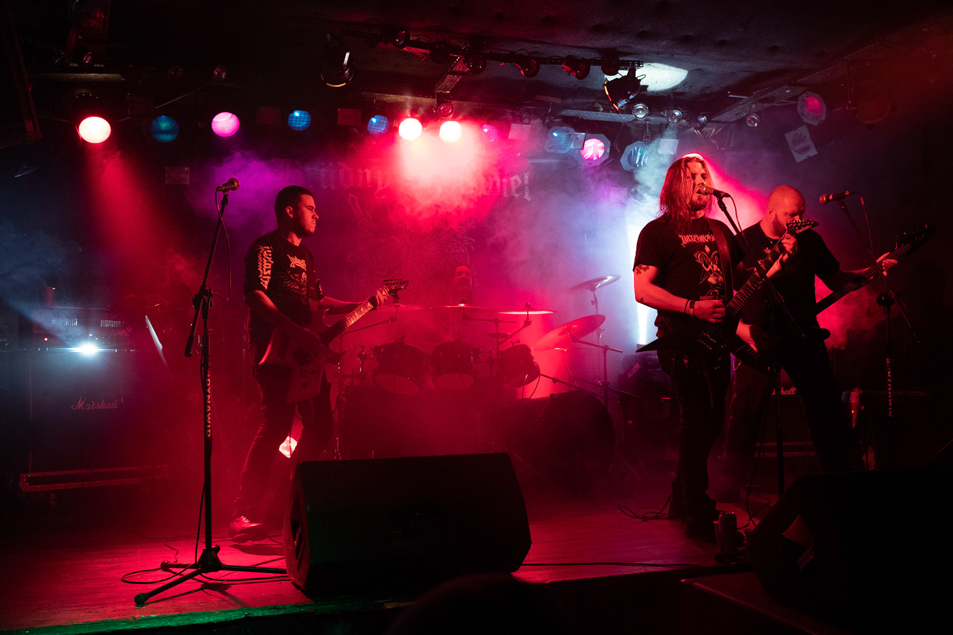 14.01.2019r. Brüdny Skürwiel, trasa XX years of Violence & Blasphemy klub VooDoo Warszawa. fot. Andrzej Wasilkiewicz/Reporter