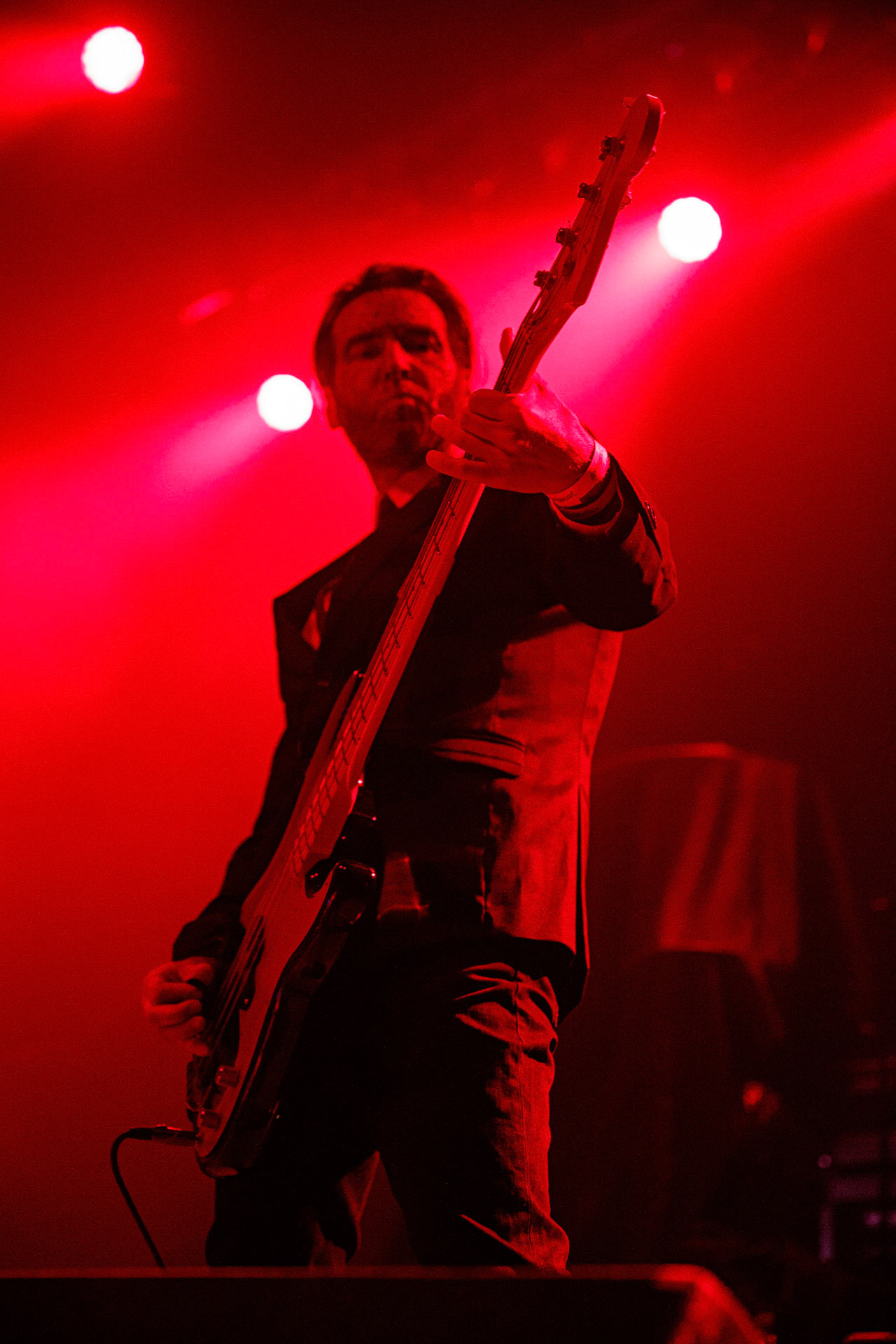 18.12.2021 Masturbator - Antysylwester Antyradia, 18 lat klubu Progresja,n/z Vithor/ growl-git, n/z Raefoth/bas, n/z Czaha/beki, n/z Mayhem/git,metal, blackmetal, thrashmetal, satanic old skull metal, fot. Andrzej Wasilkiewicz/Reporter