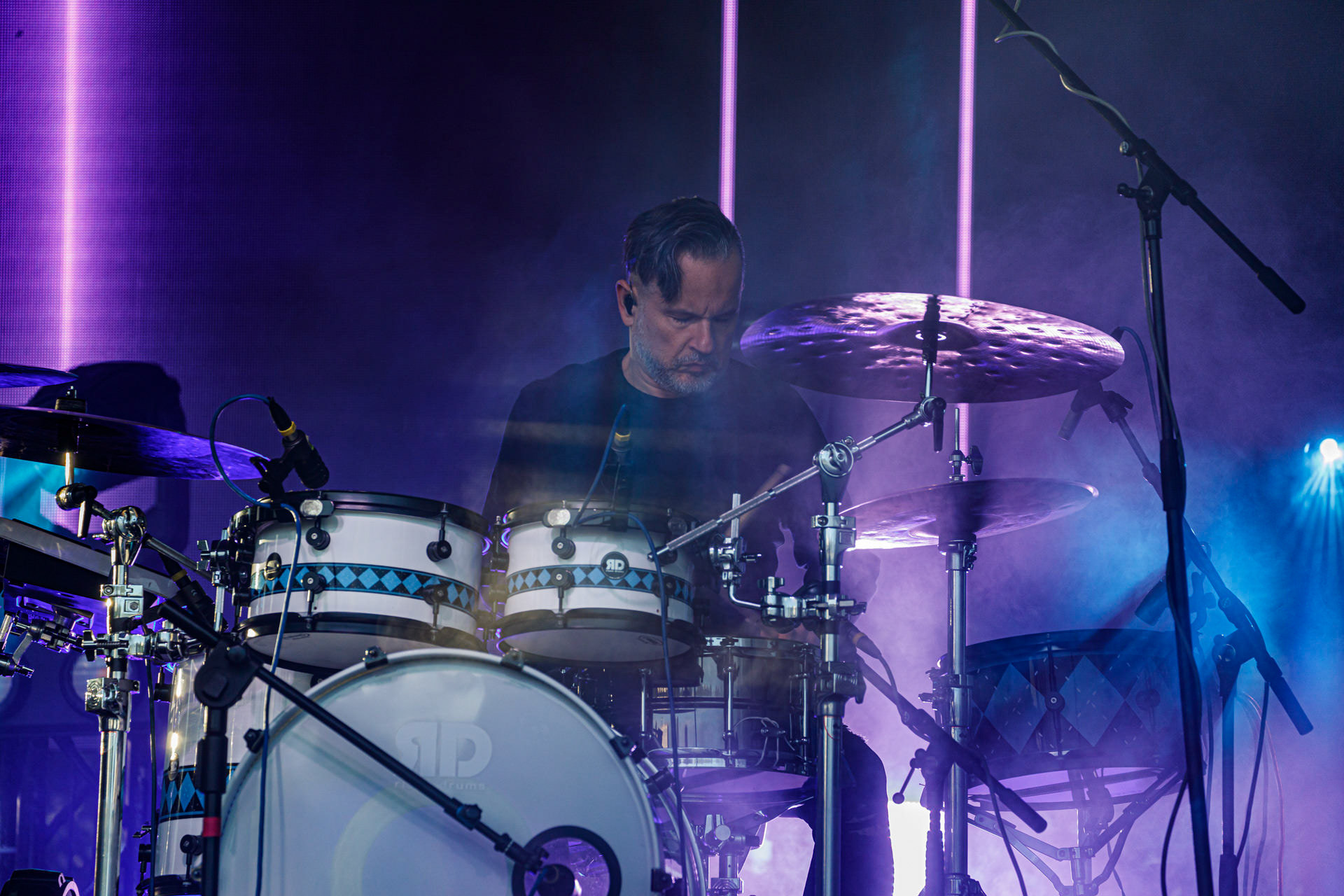 10.07.2022 Organek -  Antyfest Antyradia 2022 - Warszawa, letnia scena klubu Progresja. Tomasz Organek – gitara, wokal,Adam Staszewski – gitara basowa,Robert Markiewicz – perkusja,Tomasz Lewandowski – instrumenty klawiszowe,Rock alternatywny.fot. Andrzej Wasilkiewicz/Reporter