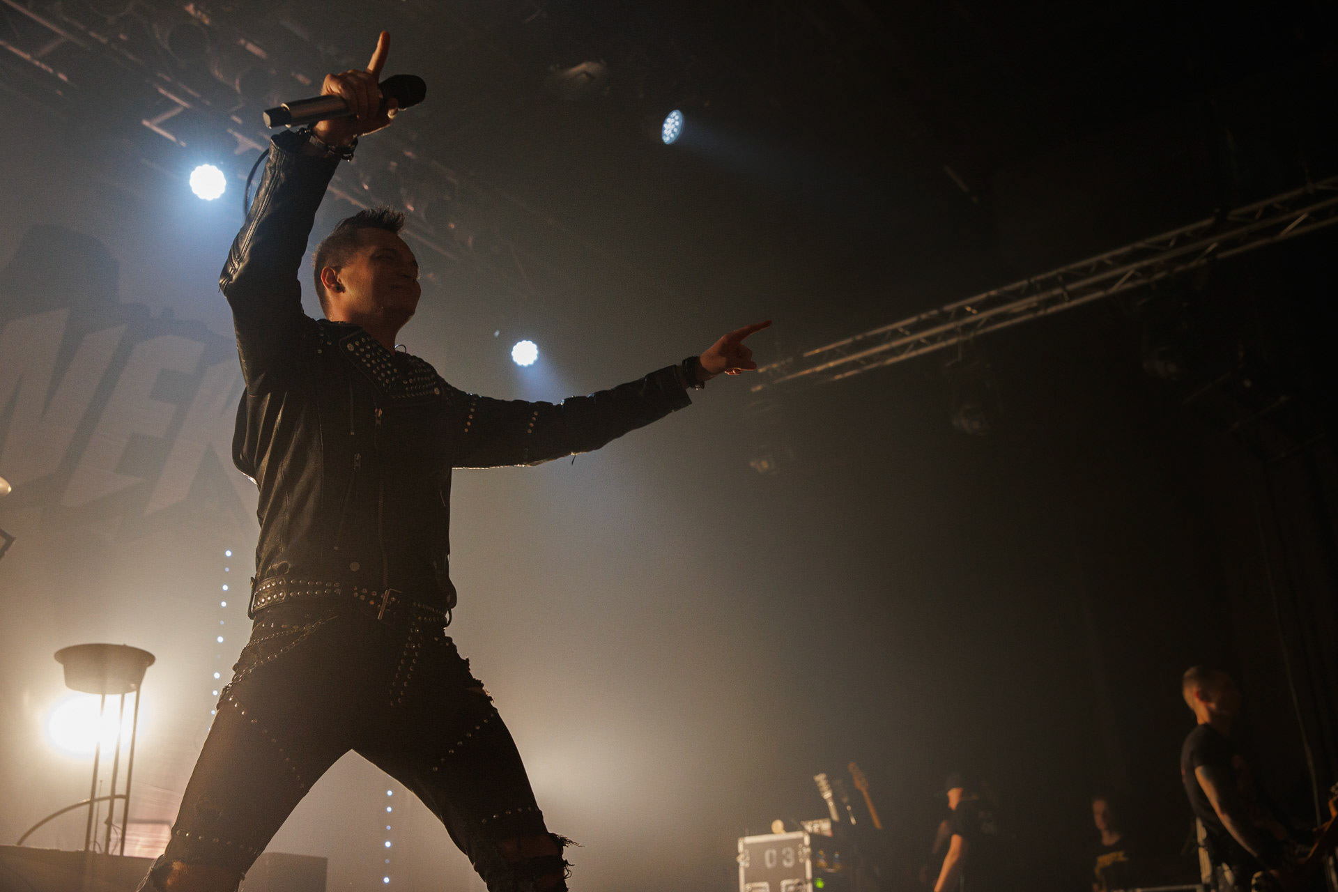 18.12.2021 Nocny Kochanek - Antysylwester Antyradia,18 lat klubu Progresja,Nocny Kochanek - koncert Warszawa,Progresja, Zdrajcy Metalu, klasyczny heavy metal, Alter Ego, Night Mistress.n/z Krzysiek Sokolowski – wokal,Fot. Andrzej Wasilkiewicz/Reporter