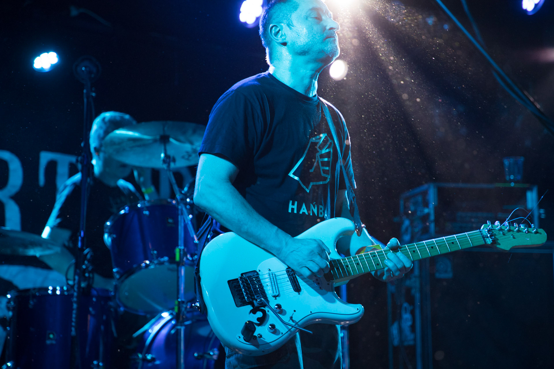 9.12.2017r Dezerter koncert Proxima, Robert Robal Matera gitara, wokal, Krzysztof Grabowski perkusja , Jacek Chrzanowski gitara basowa fot. Andrzej Wasilkiewicz/Reporter