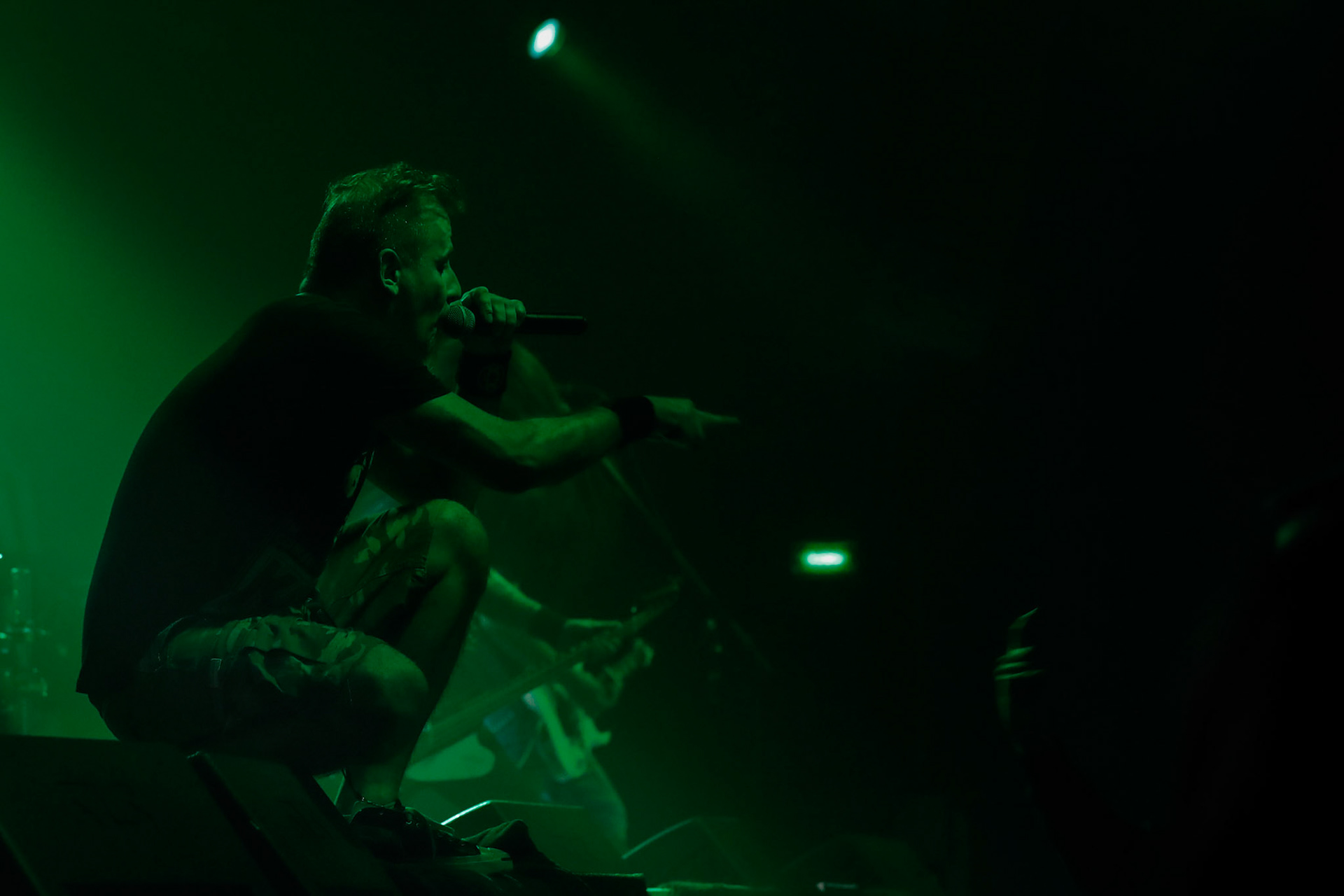 30.11.2018 Knock Out Tour 2018 - Warszawa Progresja -VIRGIN SNATCH  thrash metal, death metal,
Łukasz "Zielony" Zieliński wokal,
Grzegorz "Grysik" Bryła  gitara, 
Paweł Pasek  gitara, 
Piotr "Anioł" Wącisz  gitara basowa, 
Jacek Nowak perkusja,  fot. Andrzej Wasilkiewicz/Reporter