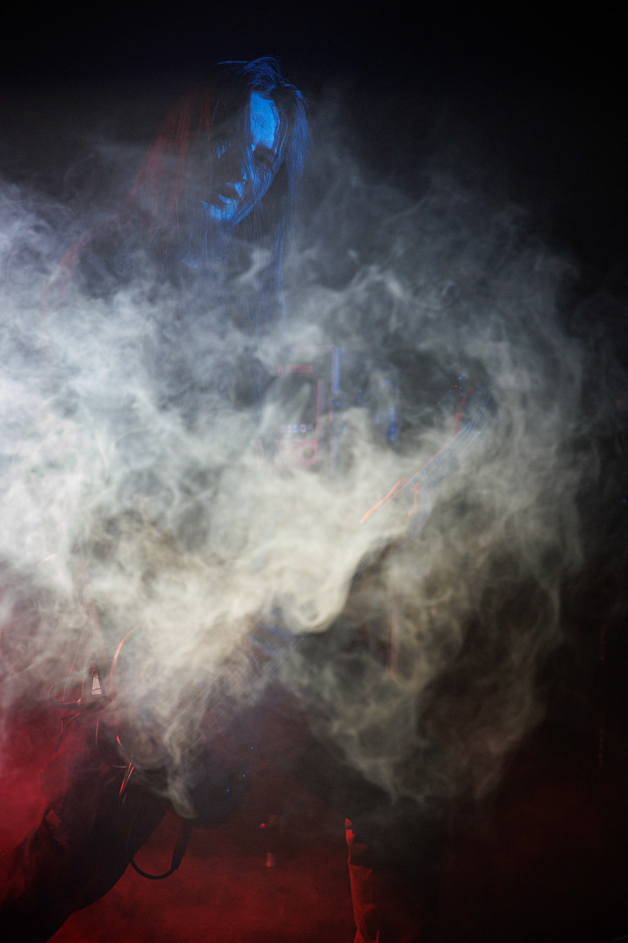 18.03.2022 Thy Disease - INFERNALIS RESURGENTIS - Warszawski koncert zespolu Thy Disease.Black metal, death metal, polski metal. n/z Andrew – bassfot. Andrzej Wasilkiewicz/Reporter