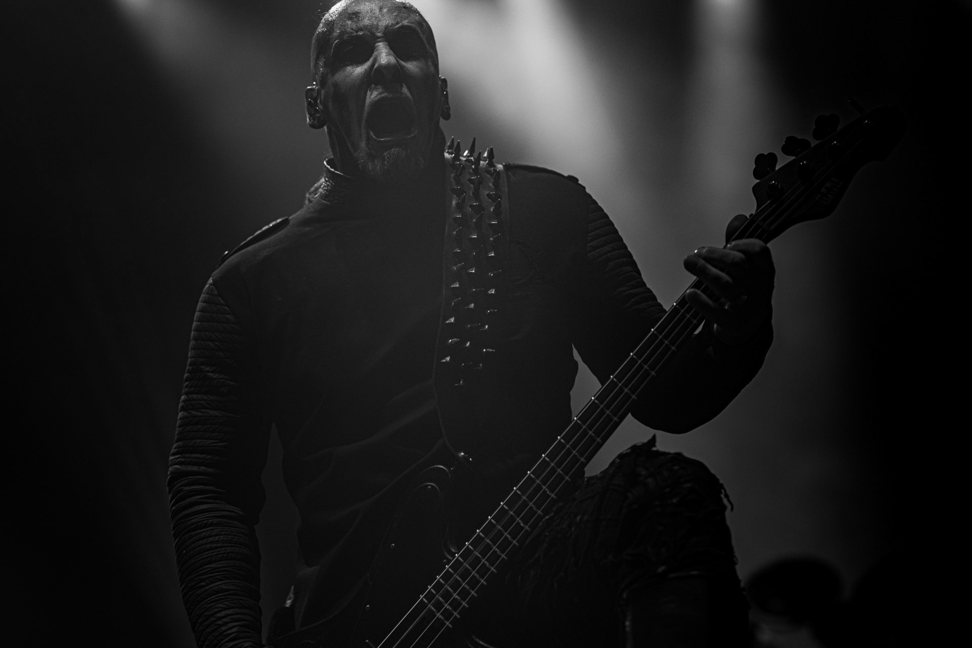 19.10.2022 BEHEMOTH - The European Siege 2022,Adam Nergal Darski - wokal, gitara,Zbigniew Inferno Prominski - perkusja,Tomasz Orion Wroblewski - bass,Patryk Seth Sztyber gitara,Spodek Katowice Poland,fot. Andrzej Wasilkiewicz/Reporter