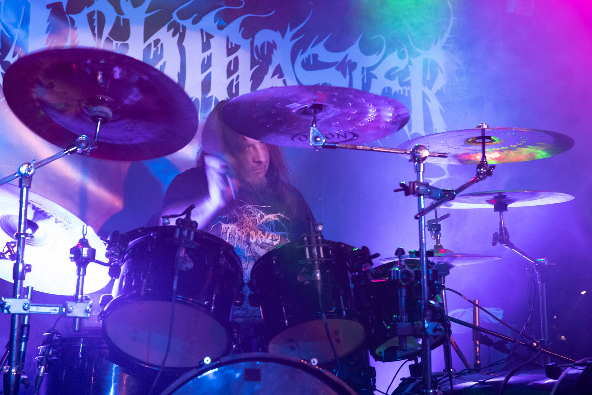 14.01.2019r. Witchmaster,  trasa XX years of Violence & Blasphemy klub VooDoo  Warszawa.  fot. Andrzej Wasilkiewicz/Reporter
