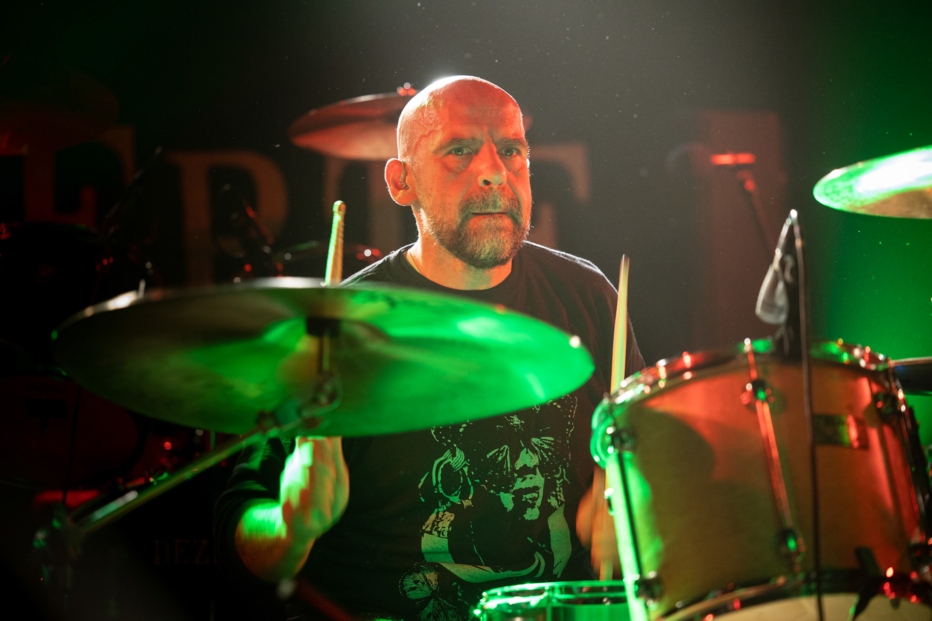 6.12.2019 Warszawa Klub Proxima KMKZ suport Dezertera
N/z Grzegorz Iwaniec perkusja  
fot. Andrzej Wasilkiewicz/REPORTER