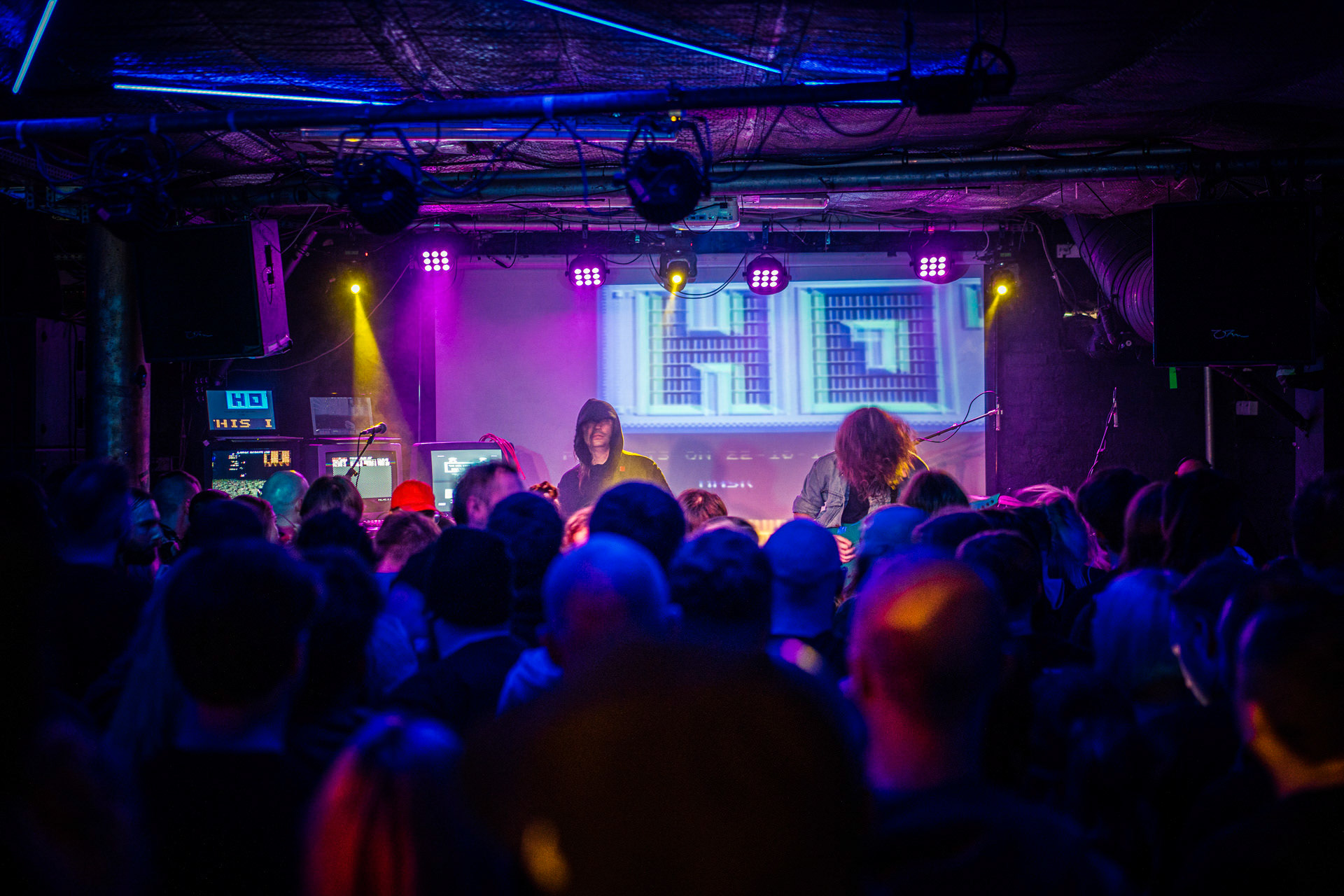 2023.02.24 - Master Boot Record - Rome, Italy band. I am a 486DX-33MHz-64MB processing avant-garde chiptune, synthesized heavy metal &amp; classical symphonic music. Synthesized, Dehumanized.Winiary Bookings, Hydrozagadka, Warszawa. Fot. Andrzej Wasilkiewicz/Reporter