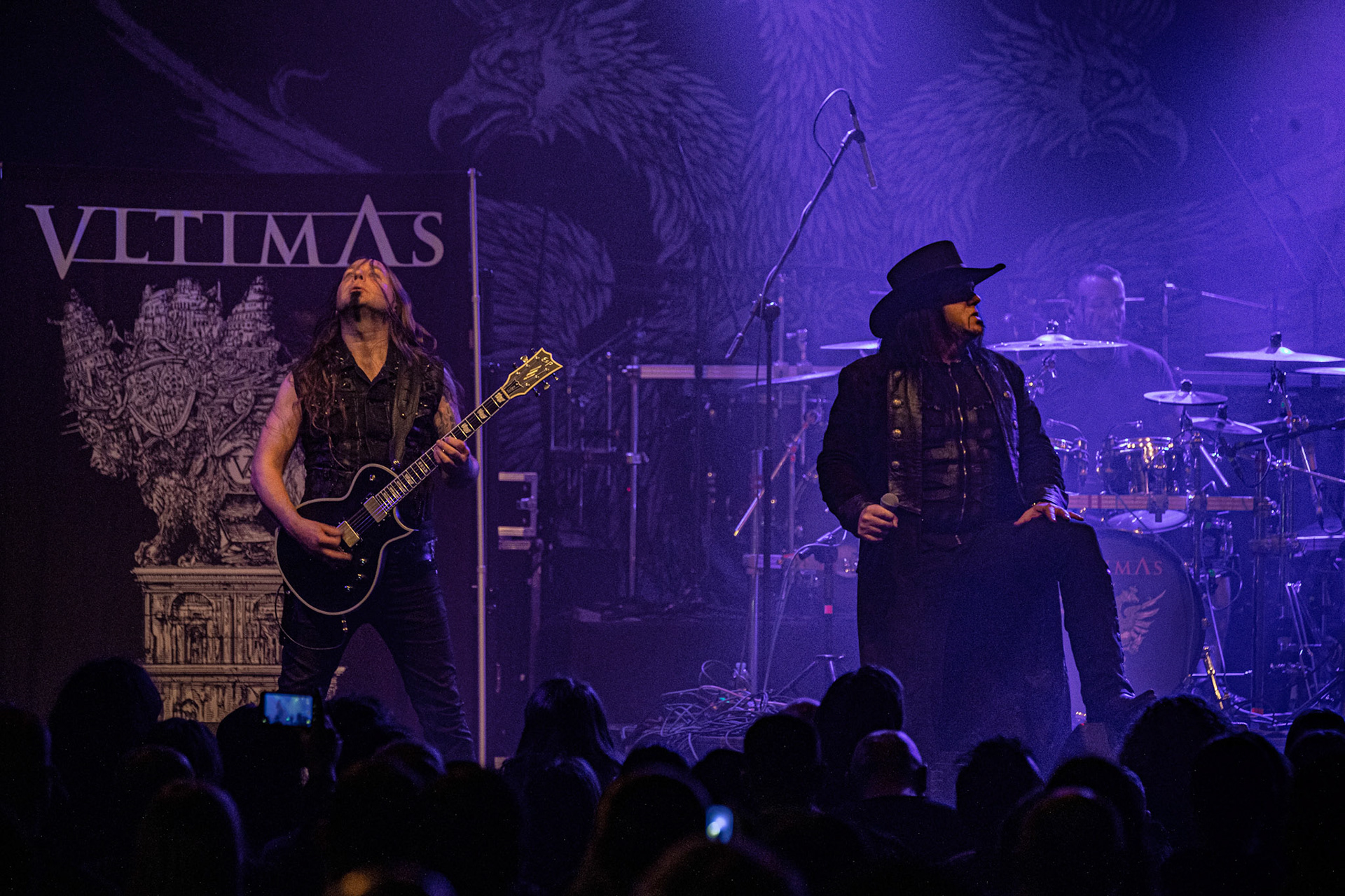 Vltimas - Outstrider European Tour 2020. USA/Kanada - death metal. 
Amerykański death metal,frontmenem zespołu jest wokalista David Vincent ex Morbid Angel. 
Koncert w Warszawskiej Progresji, Knock Out Productions.
fot. Andrzej Wasilkiewicz/Reporter