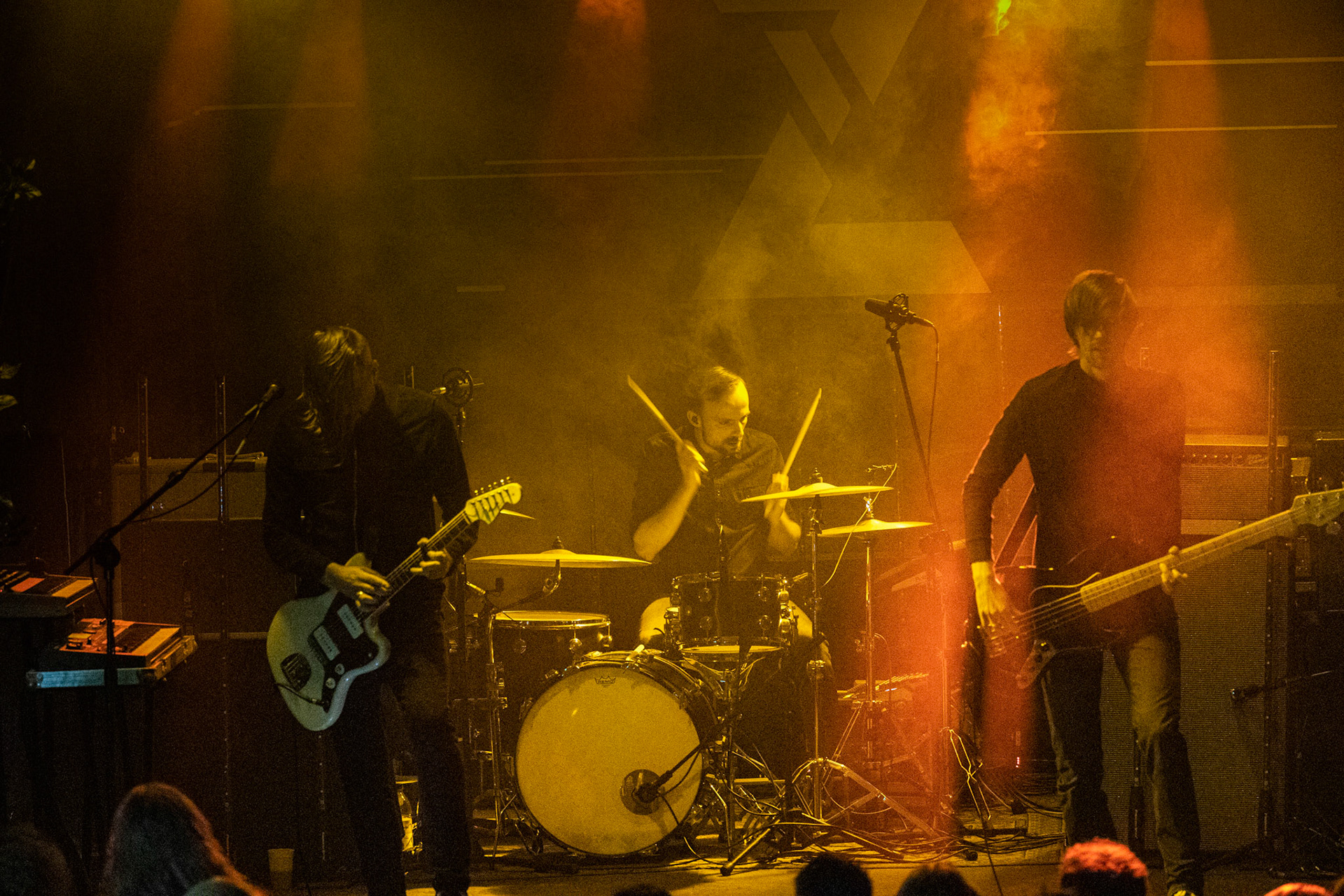 27.08.2021 TIDES FROM NEBULA koncert, Warszawa klub REJS,Lato w Plenerze, Winiary Bookings, Mystic Production,Post-rock, muzyka alternatywna, progresywny rock.n/z Maciej Karbowski – gitara, instrumenty klawiszowen/z Przemek Weglowski – gitara basowan/z Tomasz Stolowski – perkusjaFot. Andrzej Wasilkiewicz/Reporter