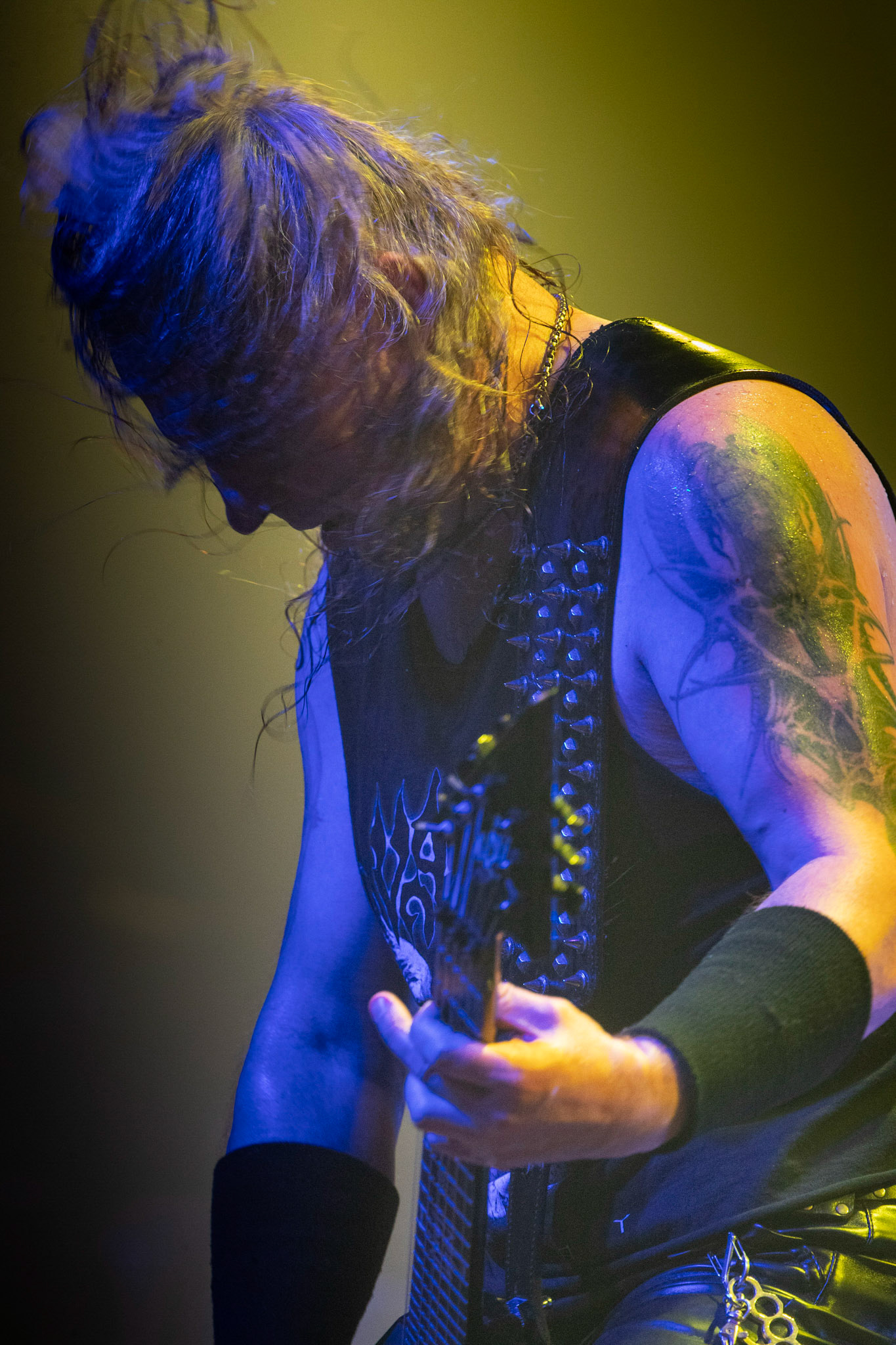 Legendy Metalu Vader - Death Metal - koncert Legendy Metalu w warszawskiej Progresji, 
Peter: Guitar + Vocals
Pajak: Guitar
Hal: Bass
James: Drums
fot. Andrzej kaziq Wasilkiewicz/Reporter