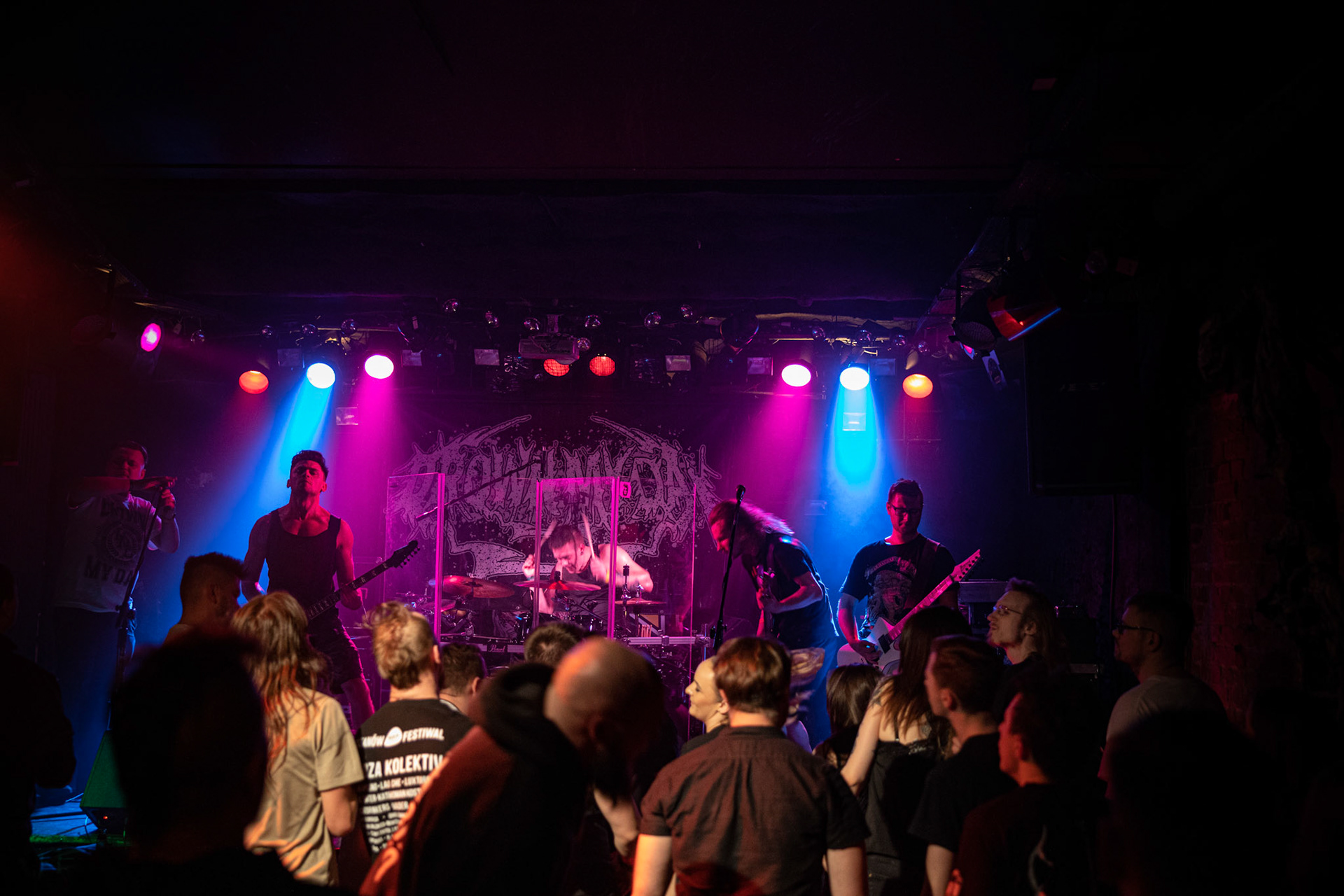 1.02.2020 Blood For Blood Tour part I. koncert zespołu Moron - Post Hardcore, Hardcore, Punk, Warszawa klub VooDoo, fot. Andrzej Wasilkiewicz/REPORTER