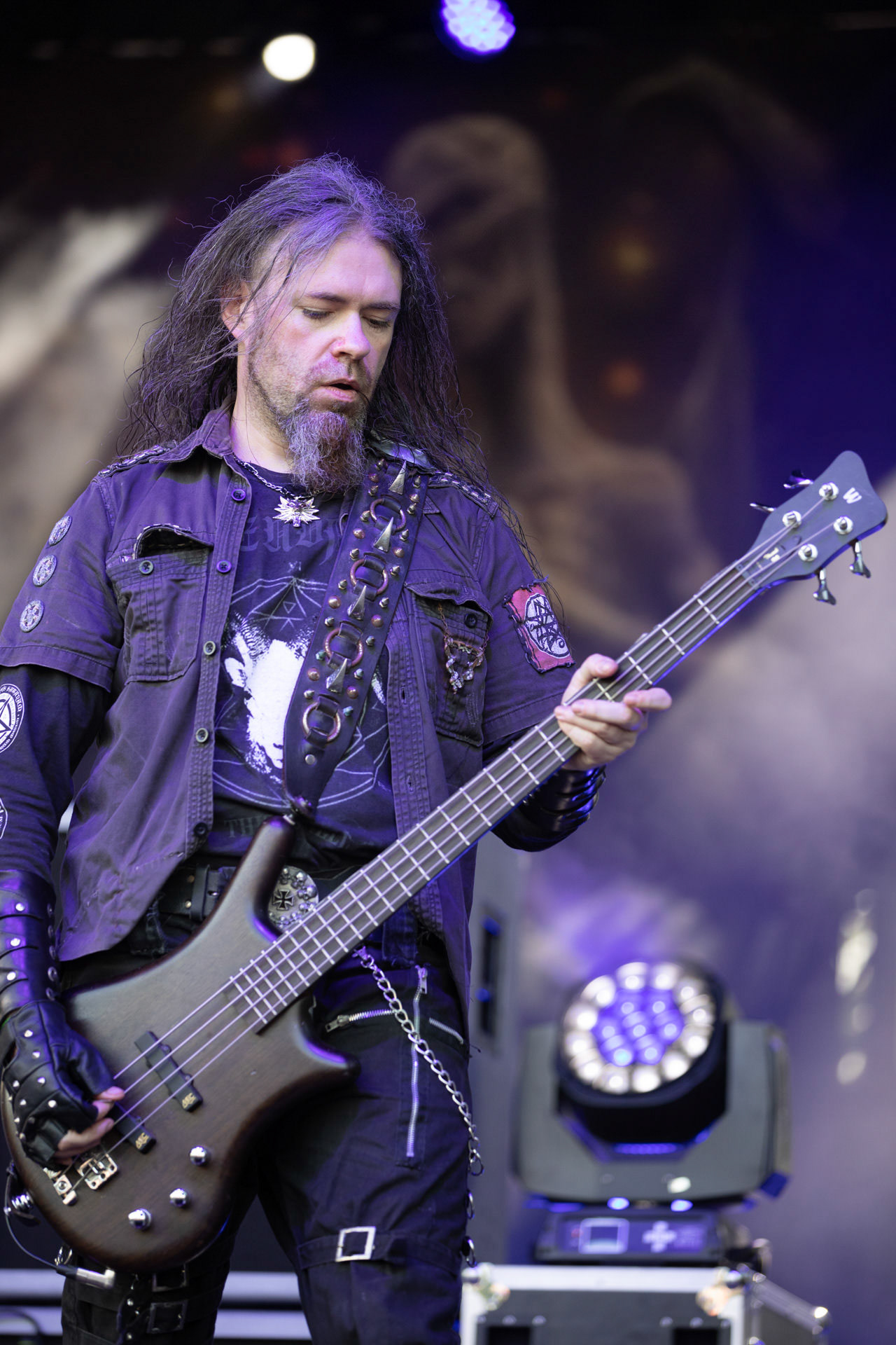 31.07.2021 Vader - koncert warszawska Progresja, Gramy do Woli,n/z Hal: Bassfot. Andrzej Wasilkiewicz/Reporter