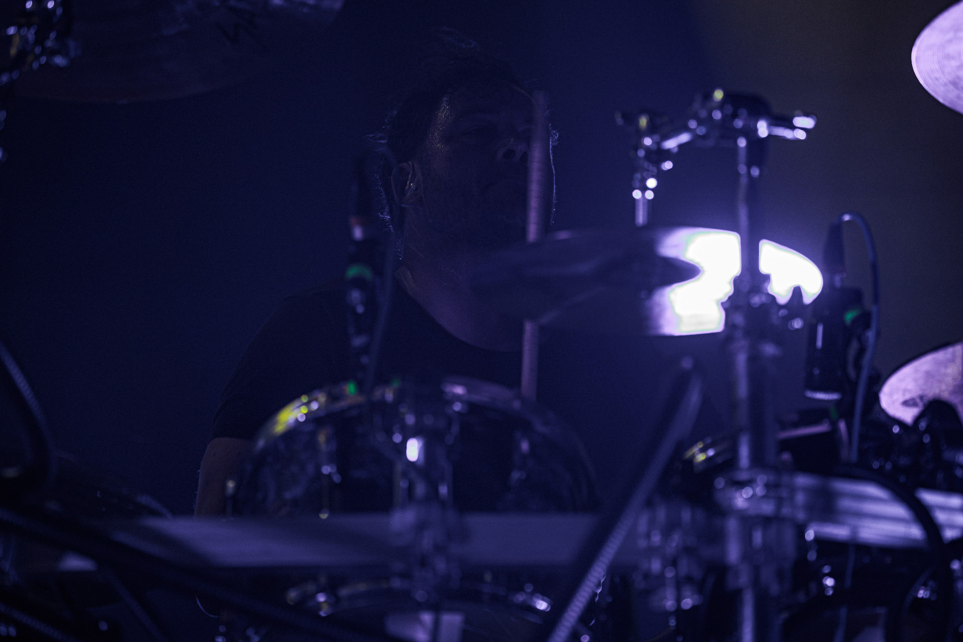 29.04.2022 Igorrr - Warszawski koncert francuskiego zespołu Gautier Serre inspirowany muzyka klasyczna, trip hopem, hip-hopem, death i black metalem, djentem, industrialem, czy tradycyjna muzyka.n/zSylvain Bouvier – drums,Produkcja Knock Out Productions, klub Progresja.Wytwornia Metal Blade,fot. Andrzej Wasilkiewicz/Reporter