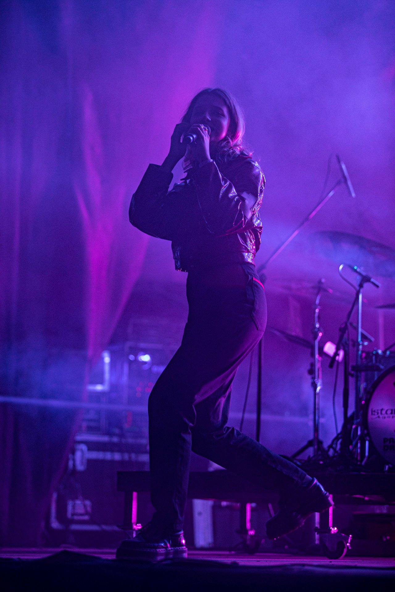 25.09.2021 The Dumplings - koncert Warszawa Progresjan/z Justyna Swies wokal, instrumenty klawiszowe,fot. Andrzej Wasilkiewicz/REPORTER