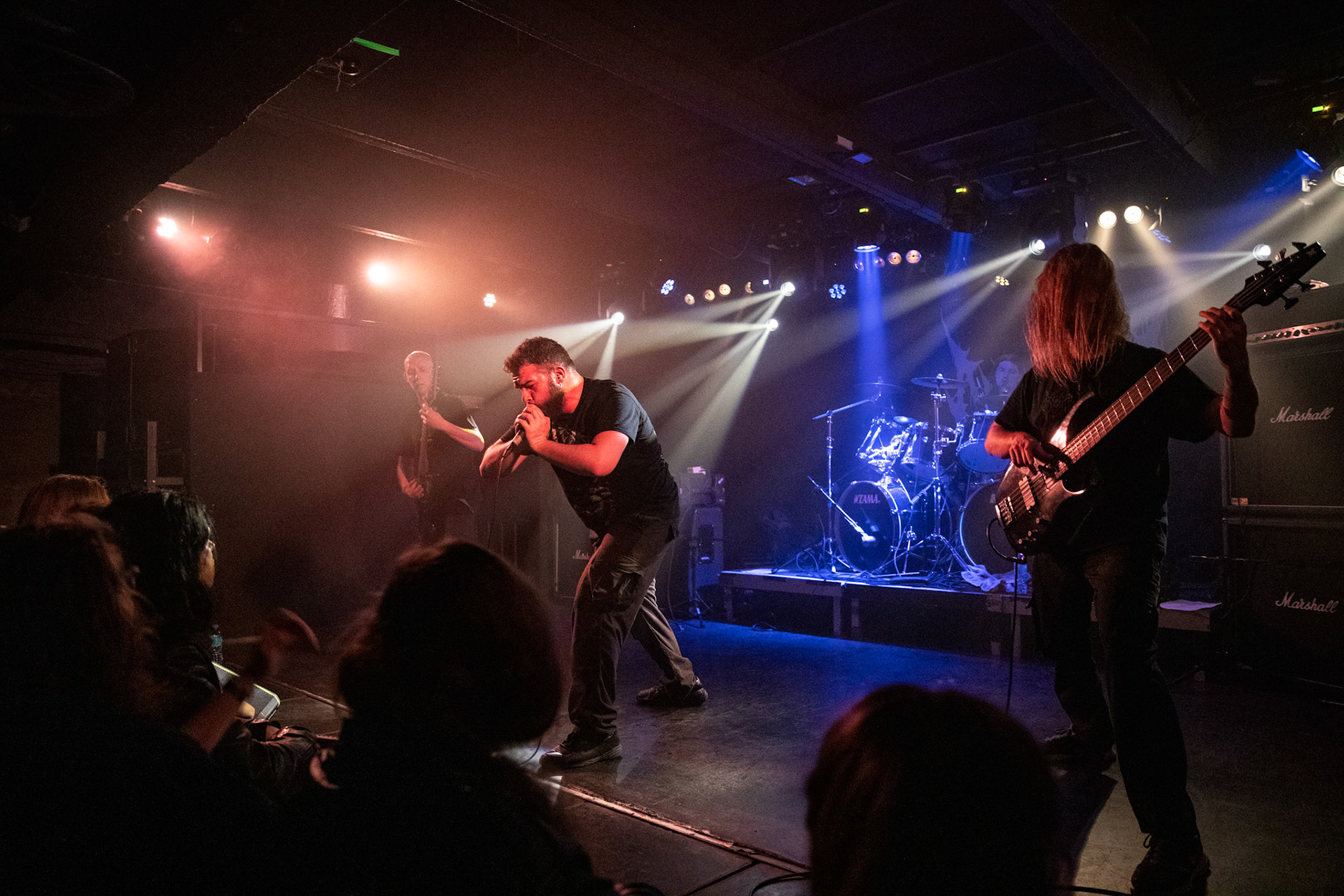 1.04.2019 Defeated Sanity, Warszawa, klub Proxima, DEFEATED SANITY brutal death metal, Niemcy
Lille Gruber - Drums
Jacob Schmidt - Bass
Christian Kühn - Guitar
Josh Welshman - Vocals Knock Out Productions, Left Hand Sounds.