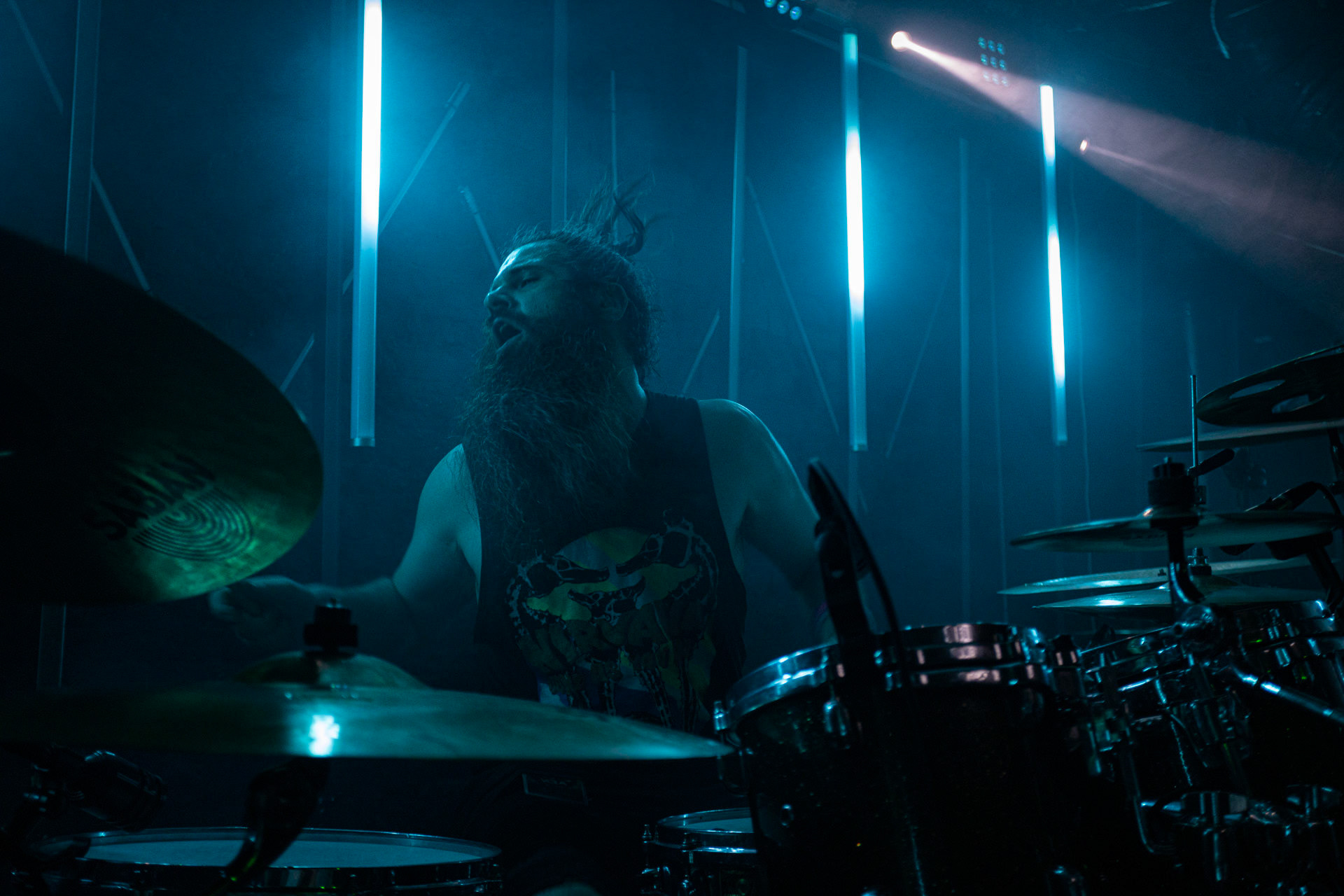 13.09.2022 VOYAGER - Warsaw pop/prog/power/rock/metal.Danny Estrin - Lead Vocals/Keys/Programming,Simone Dow - Guitars,Alex Canion - Bass/Backing Vocals,Scott Kay - Guitars,Ashley Doodkorte - Drums,Produkcja Knock Out Productions,Hydrozagadkafot. Andrzej Wasilkiewicz/kaziq.com