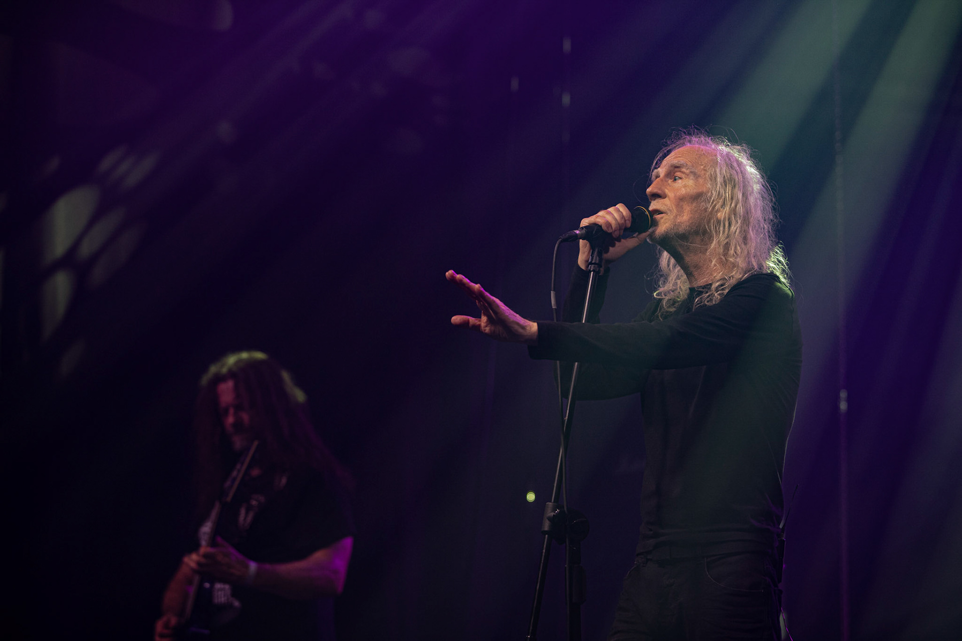 12.09.2021 - KAT i Roman Kostrzewski - koncert "Do zobaczenia w piekle" Wroclaw, Centrum Koncertowe A2.  Roman Kostrzewski – wokal, fot. Andrzej kaziq Wasilkiewicz