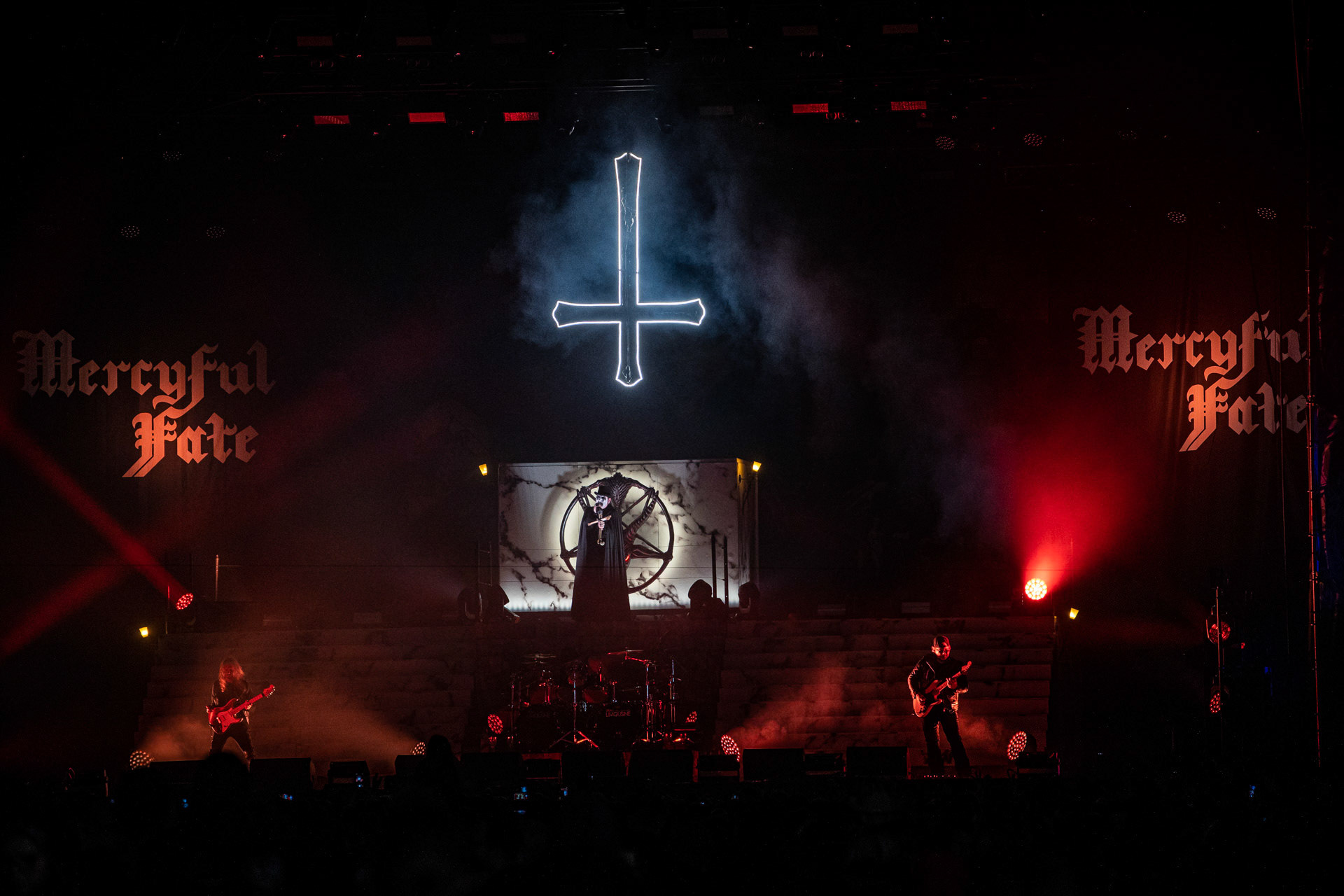 4.06.2022 Mercyful Fate Mystic Festival 2022 Gdansk. King Diamond, Kim Bendix Petersen,Mystic Coalition.fot. Andrzej Wasilkiewicz/Reporter