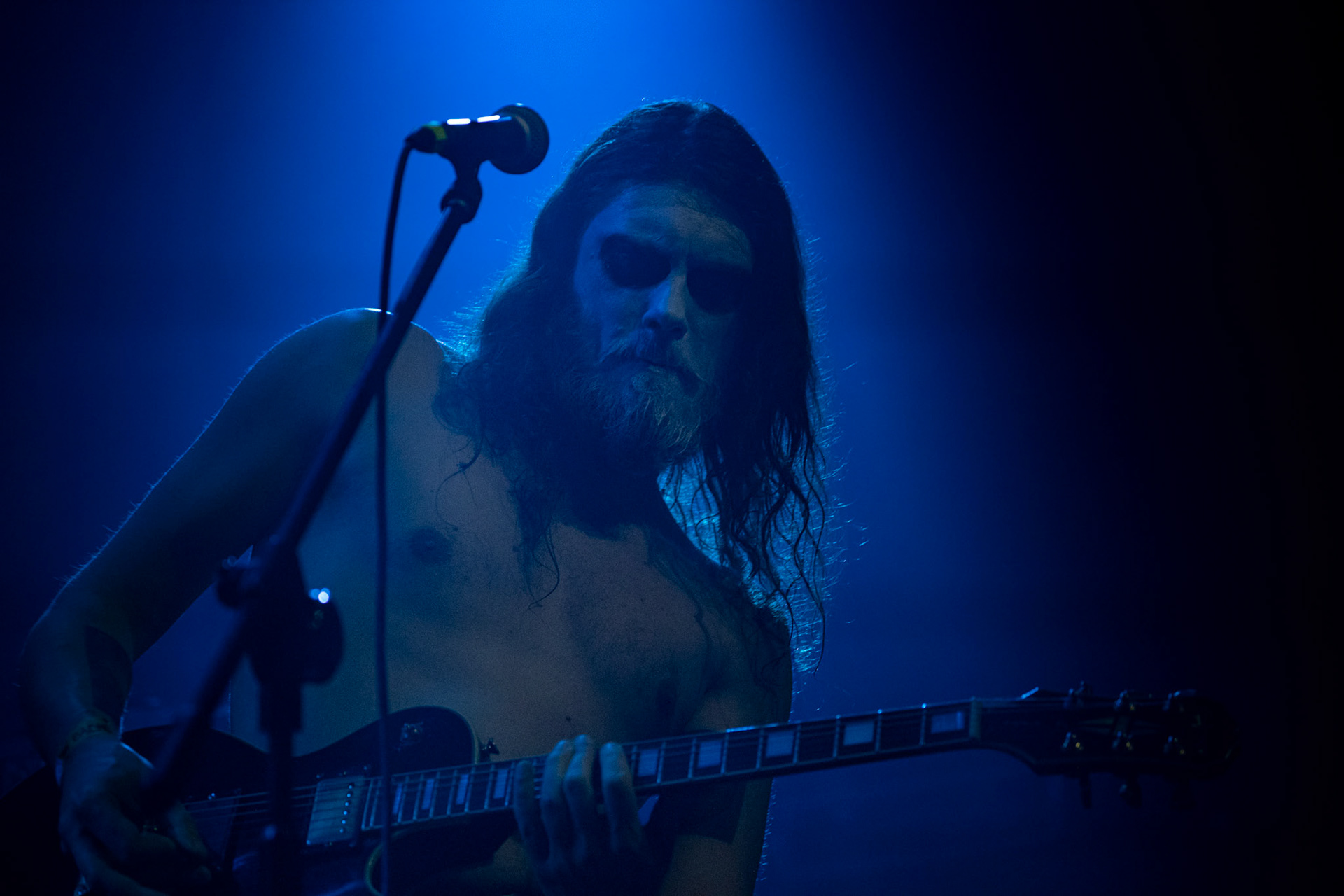 15.12.2019 koncert polskiego zespołu pieśni i końca Furia, Merry Christless 2019, Warszawa Klub Progresja,
zespół Nihila, kolektyw Let The World Burn, black metal, eksperymentalny metal, nekrofolk,
n/z Michał "Nihil" Kuźniak – wokal, sample, gitara, 
New Aeon Musick, Knock Out Productions
fot. Andrzej Wasilkiewicz/REPORTER