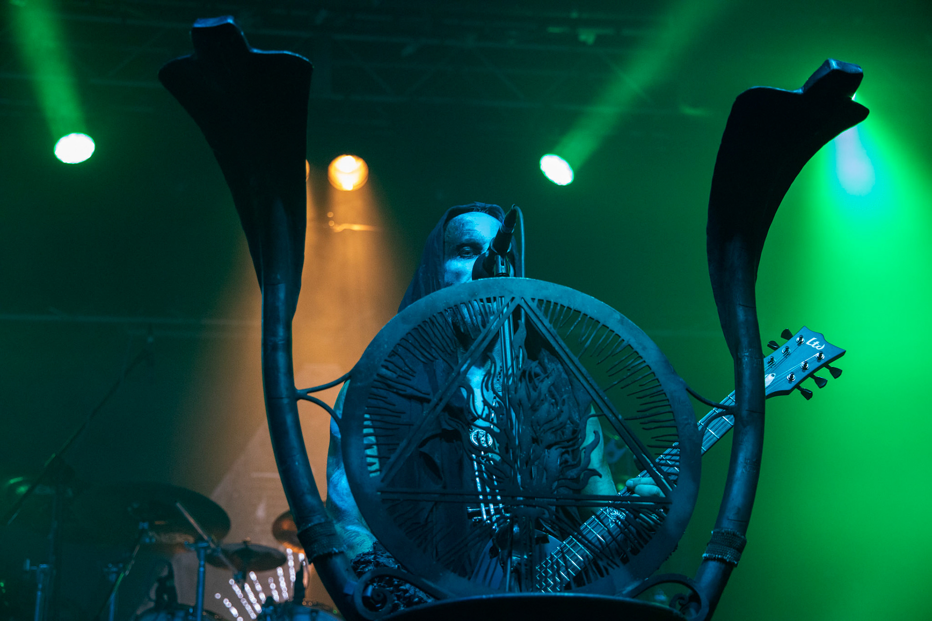 14.12.2018r. Behemoth koncert Merry Christless - Warszawa Progresja, Adam "Nergal" Darski – gitara, wokal prowadzący, 
Zbigniew "Inferno" Promiński – perkusja,
Tomasz "Orion" Wróblewski – gitara basowa, Patryk "Seth" Sztyber – gitara,  fot. Andrzej Wasilkiewicz/Reporter