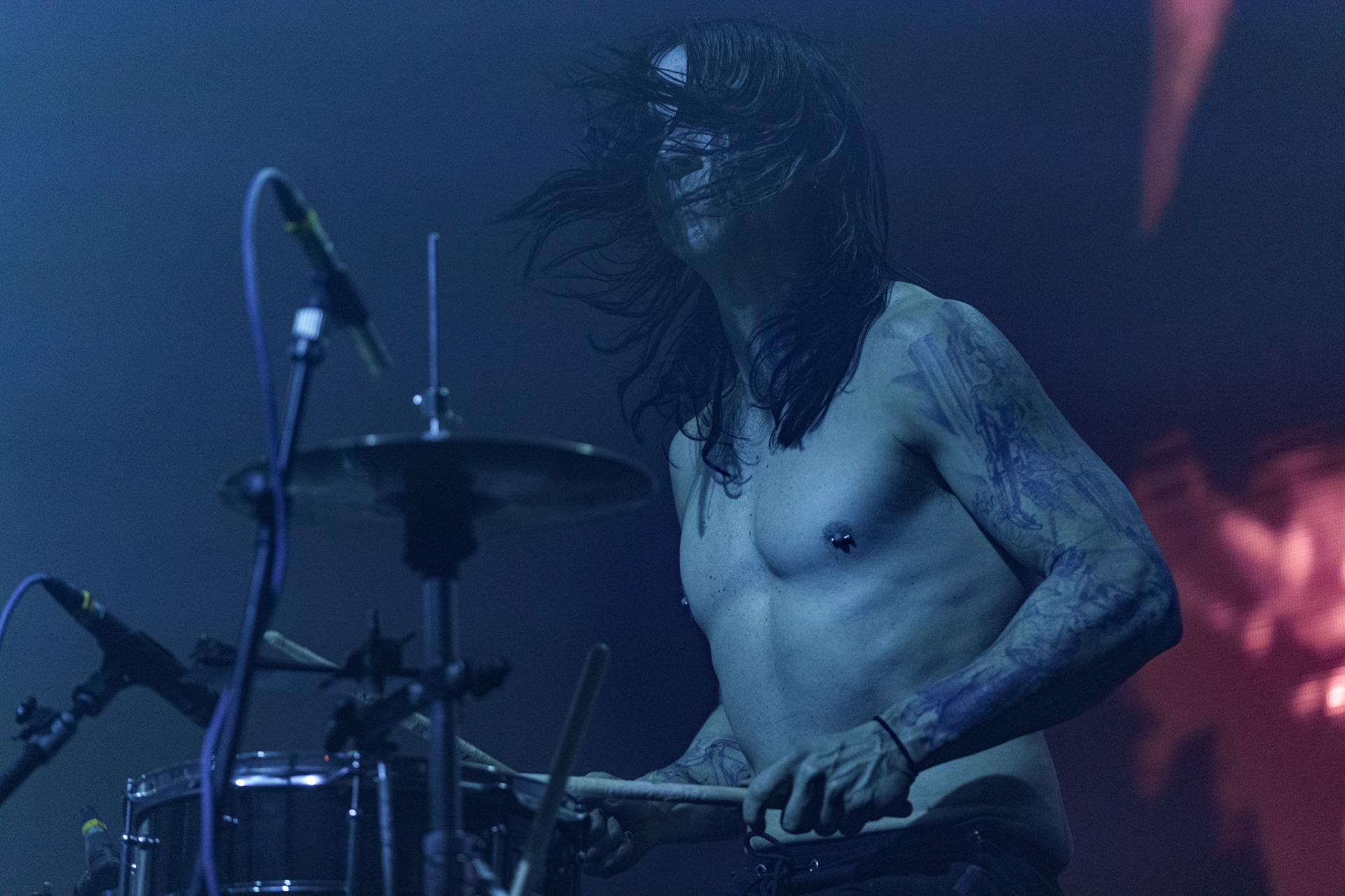 22.10.2021 Chris Corner - jako IAMX, klub Progresja, Warszawa. fot. Andrzej Wasilkiewicz/Reporter