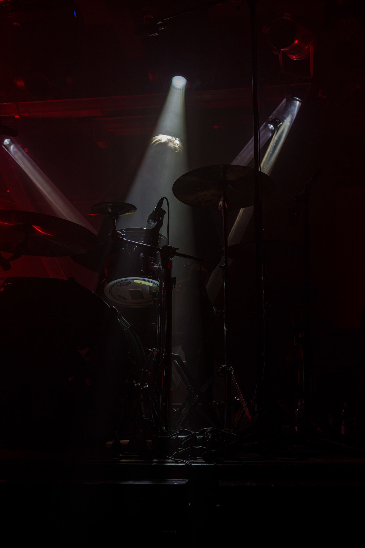 6.12.2022 Zeal &amp; Ardor - Warszawa.Szwajcarski industrial metal, blackgaze, awant-garde, afroamerykanski spirytualizmu z black metalem,n/z Marco Von Allmen - perkusja,Knock Out Productions,Klub Proxima,Fot. Andrzej Wasilkiewicz/Reporter