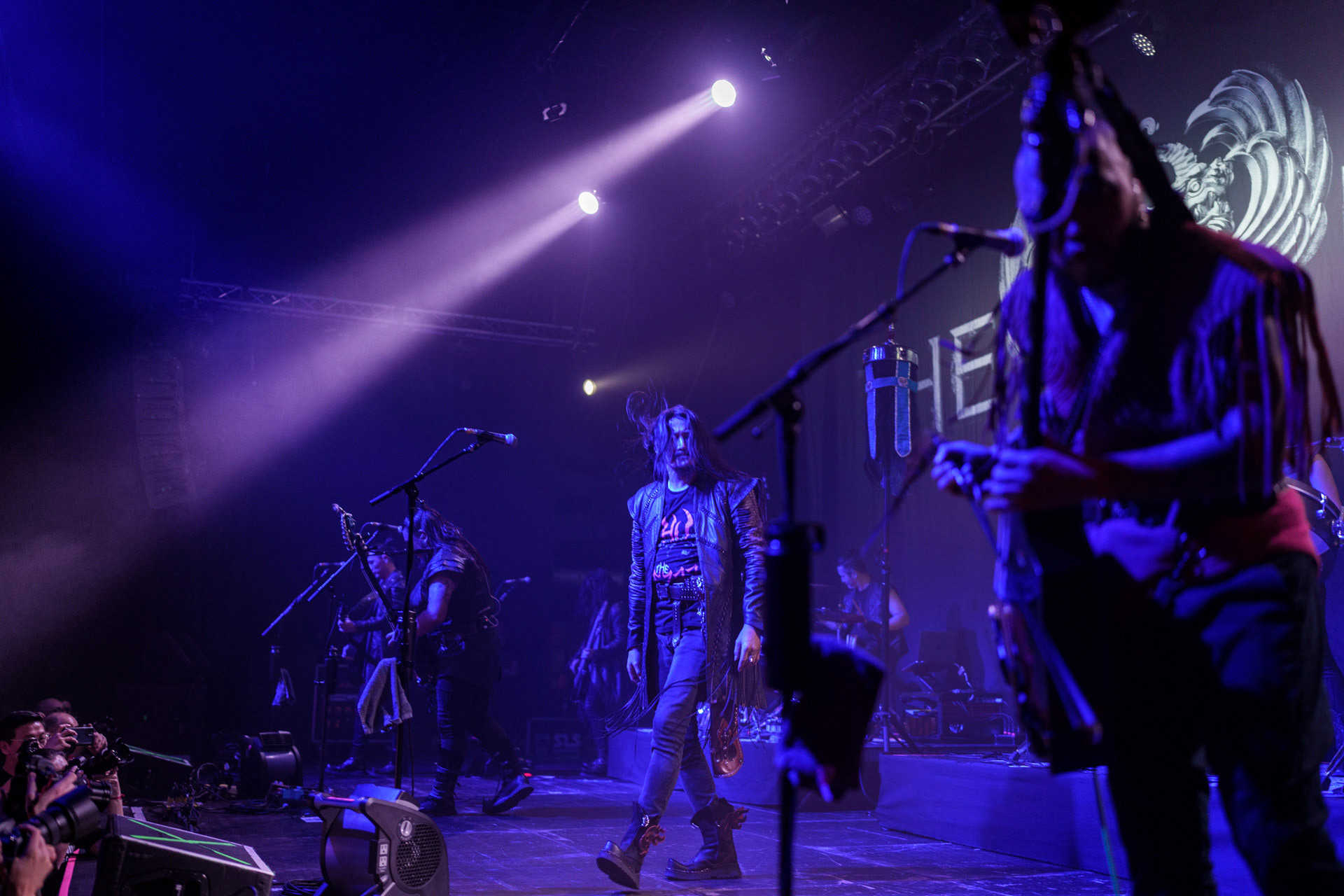 5.11.2022 The HU - koncert mongolskiej folk-metlowej grupy w warszawskiej Progresji.Produkcja Knock Out Productions,fot. Andrzej Wasilkiewicz/Reporter