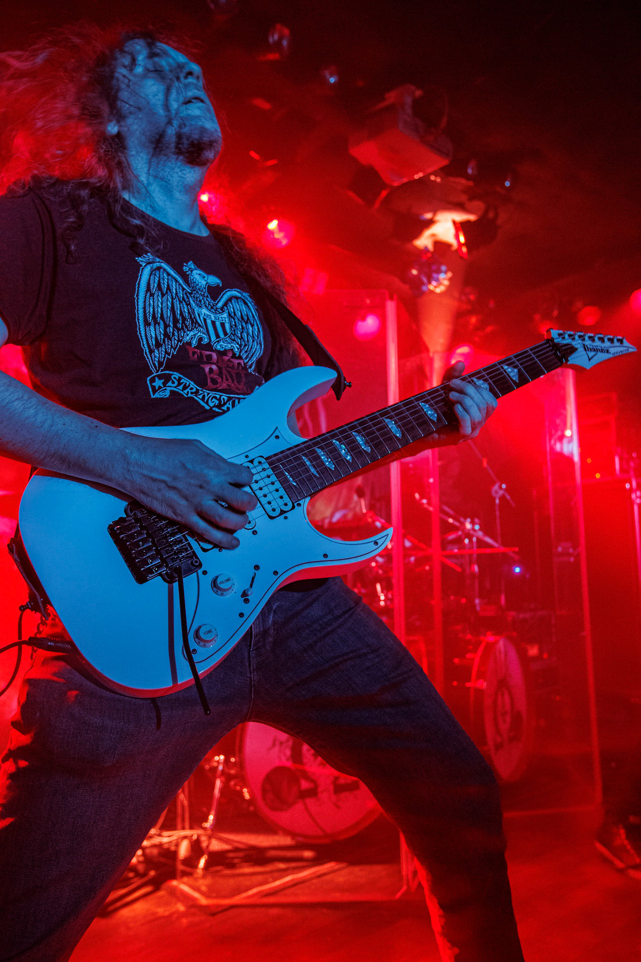 18.03.2022 VIRGIN SNATCH - INFERNALIS RESURGENTIS - Warszawski koncert zespolu VIRGIN SNATCH,thrash metal, death metal,n/z Grzegorz "Grysik" Bryla  gitara, fot. Andrzej Wasilkiewicz/Reporter