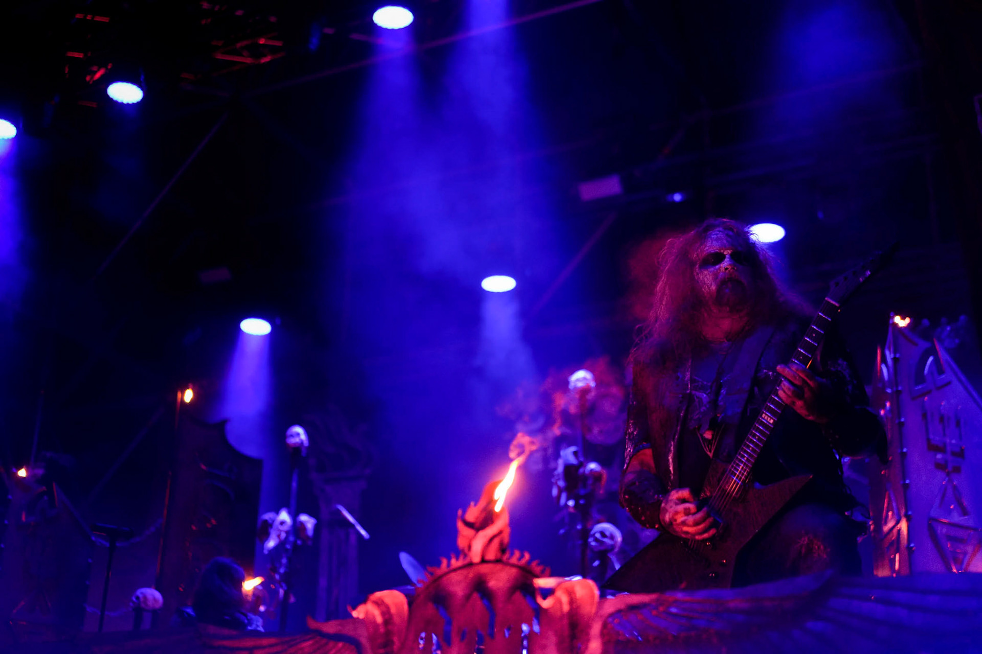 9.06.2023 Watain dzien drugi festiwaluMystic Festival 2023, Stocznia Gdanska fot. Andrzej Wasilkiewicz/Reporter