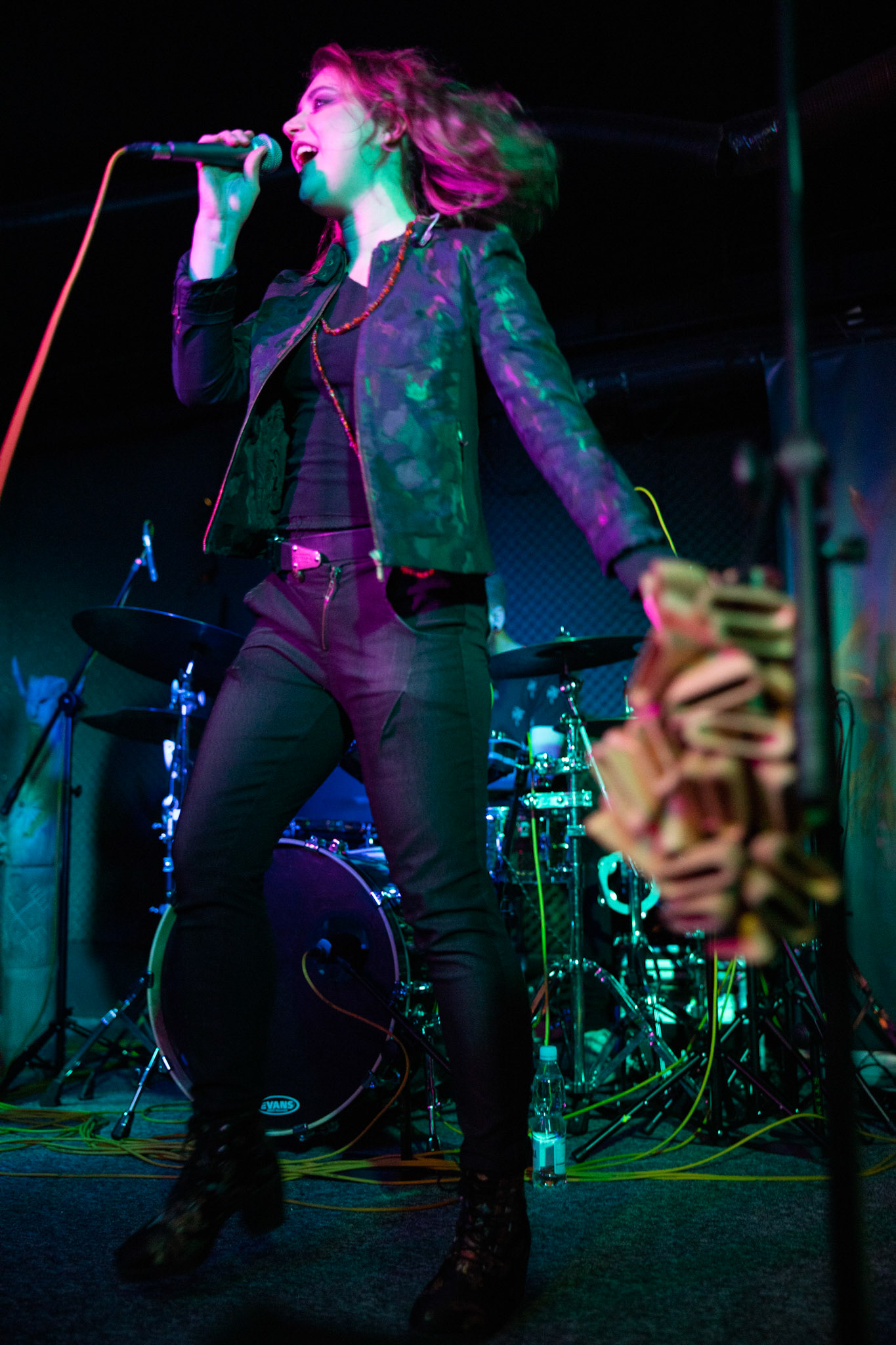 Żywiołak - biometal, folk, ethno sound,
Robert Jaworski - fidel renesansowa, wokal, lira korbowa,
Kamil Strzyżewski - gitara basowa, lutnia,
Wiktoria Kwiatkowska - śpiew, 
Zuza Ciszewska - śpiew, skrzypce,
Michał Lange - perkusja,
Szyszka Leśna - skrzypce ,wokal wspomagający,
Warszawa, klub Potok Drugi Dom Ludzi Rocka,
fot. Andrzej kaziq Wasilkiewicz