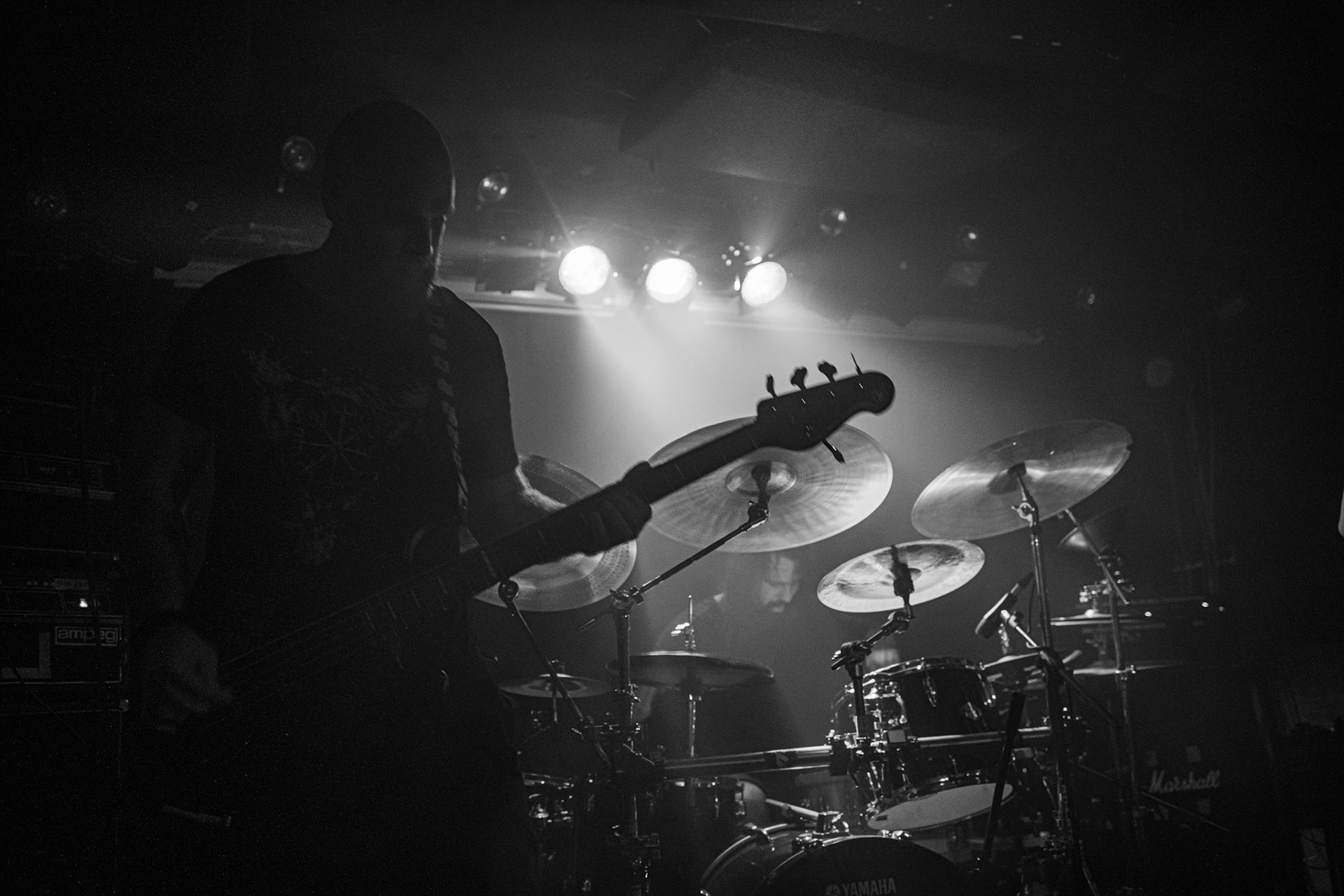 Koncert 4dots - 20.12.2019 Warszawa Klub Pogłos, n/z K. Stankiewicz bass, Post something, Post something else, fot. Andrzej Wasilkiewicz/REPORTER