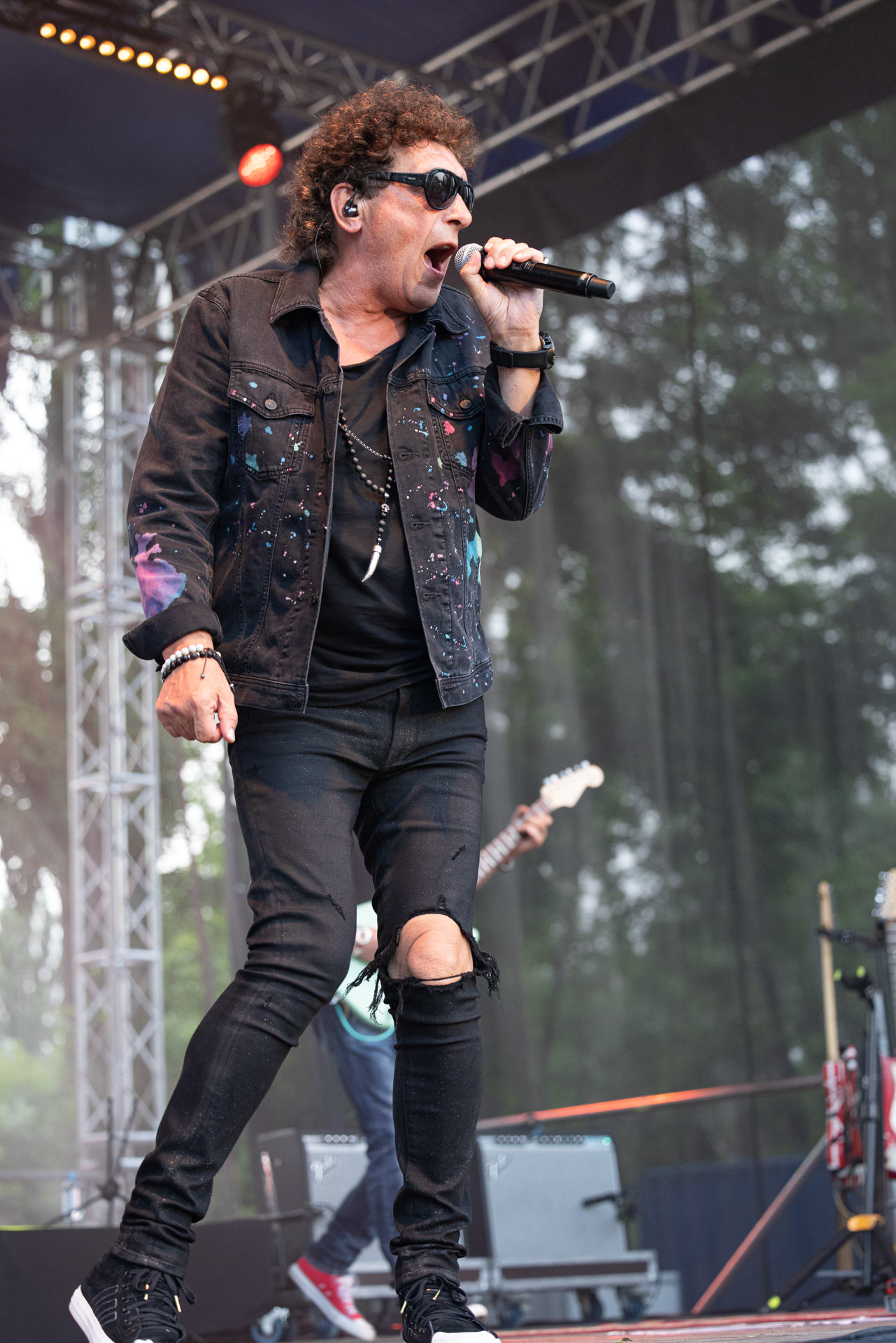 Koncerty Lady Pank w ramach urodzinowej trasy LP40 warszawska Pogresja.Gramy do Woli. Polski Rock, pop, soft rock, polska grupa rockowa z czasów PRL.n/z. Jan Borysewicz – gitara,  n/z. Janusz Panasewicz – wokal, n/z. Kuba Jabłoński – perkusja n/z. Krzysztof Kieliszkiewicz – gitara basowa, n/z. Michał Sitarski – gitara, stały sideman, n/z. Wojtek Olszak – instrumenty klawiszowe, Fot. Andrzej kaziq Wasilkiewicz/Reporter