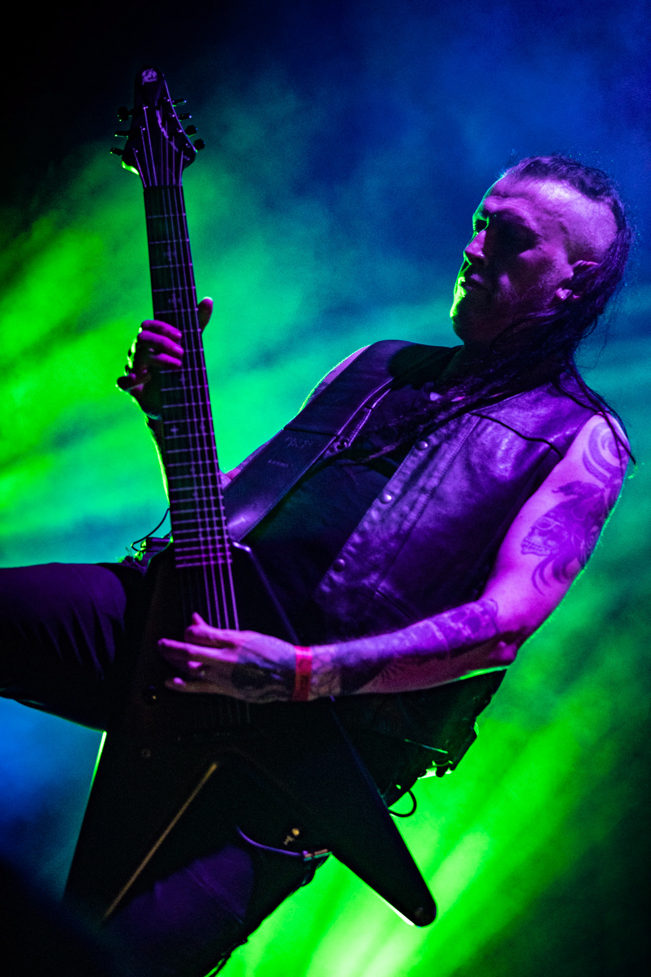 16.09.2021 Paradise Lost - koncert Krakow, Hype Park, Knock Out Production, Nuclear Blast, n/z Gregor Mackintosh – gitara prowadząca,Fot. Andrzej Wasilkiewicz/Reporter