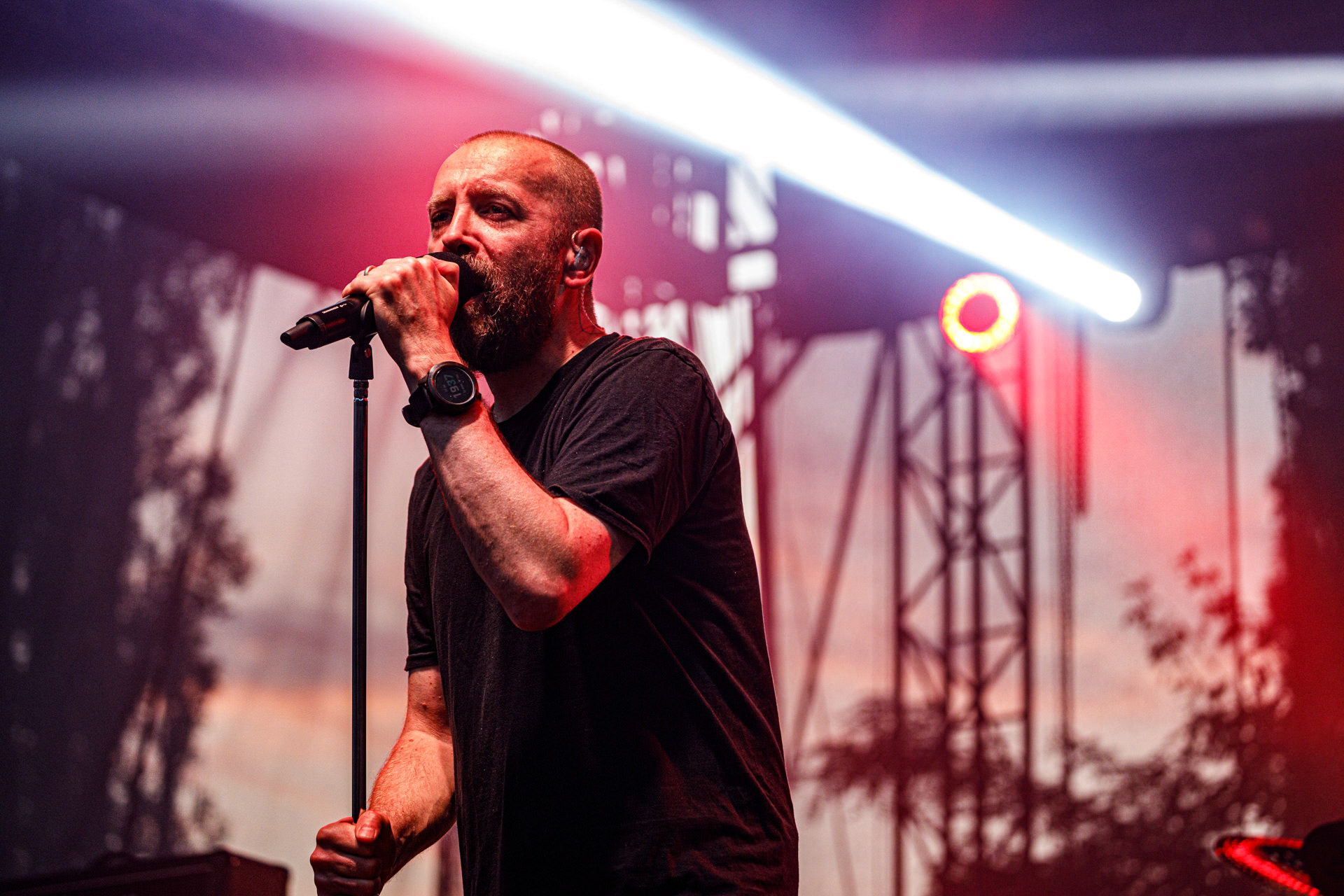 22.07.2022 Paradise Lost - warszawski koncert na letniej scenie klubu Progresja.Knock Out Production, Nuclear Blast, n/z Nick Holmes – wokal,n/z Gregor Mackintosh – gitara prowadząca,n/z Aaron Aedy – gitara rytmiczna,n/z Steve Edmondson – gitara basowa,n/z Waltteri Vayrynen – perkusja,Produkcja Knock Out Productions,Fot. Andrzej Wasilkiewicz/Reporter