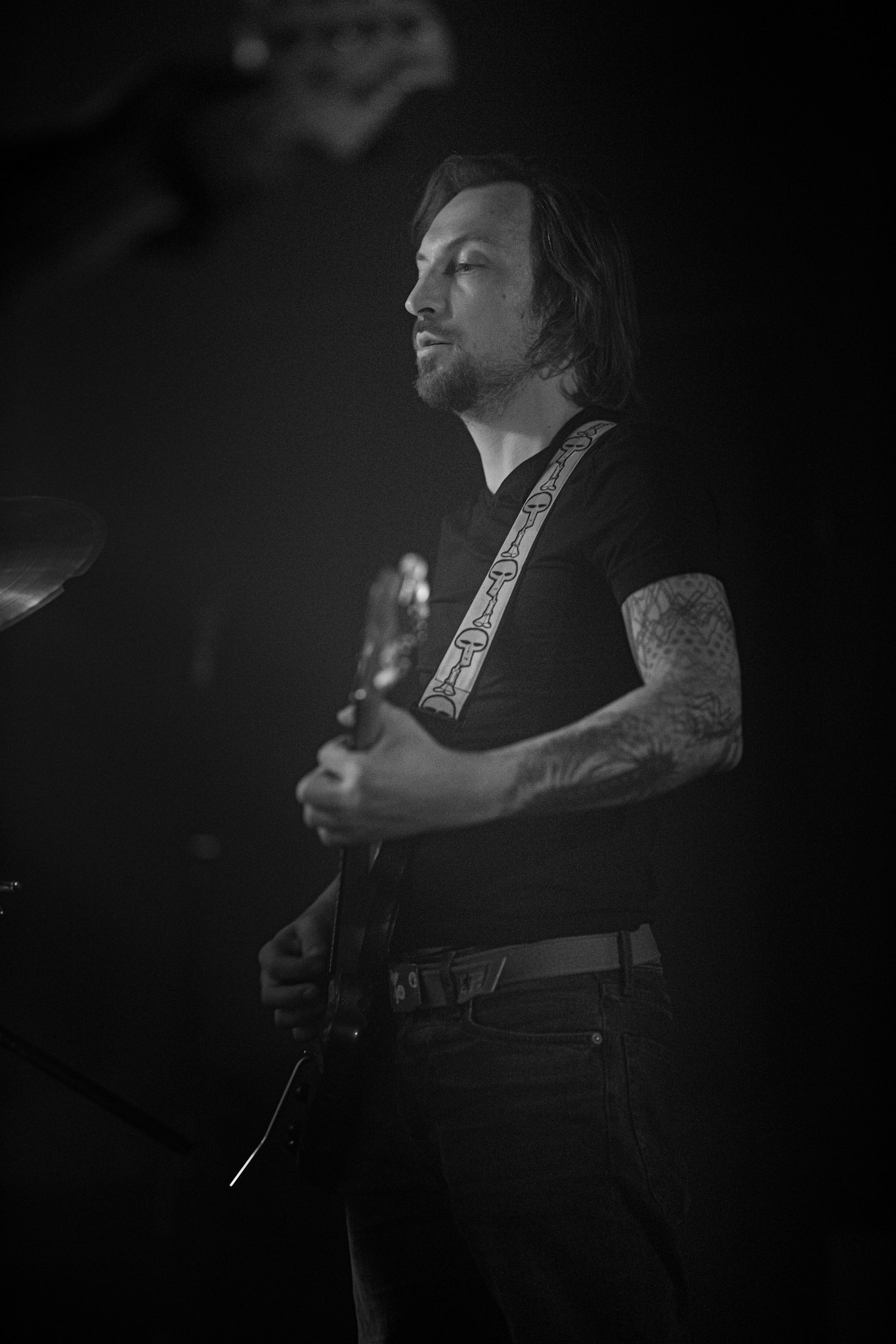 Koncert 4dots - 20.12.2019 Warszawa Klub Pogłos, n/z W. Jarawka guitar, Post something, Post something else, fot. Andrzej Wasilkiewicz/REPORTER