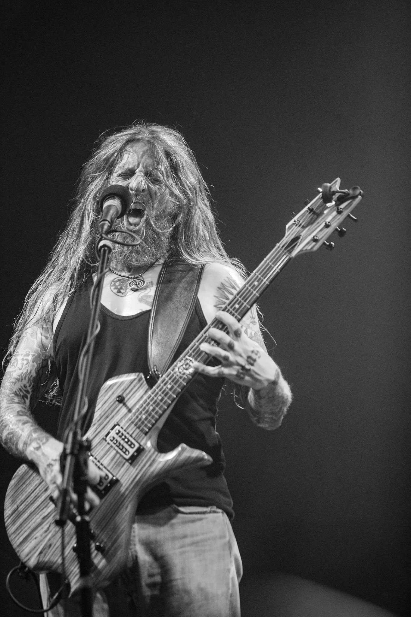 YOB - USA Eugene - Doom metal stoner metal post-metal
Mike Scheidt - wokal gitara,
Travis Foster - perkusja,
Aaron Rieseberg - bass, Produkcja Knock Out Productions, fot. Andrzej kaziq Wasilkiewicz/Reporter