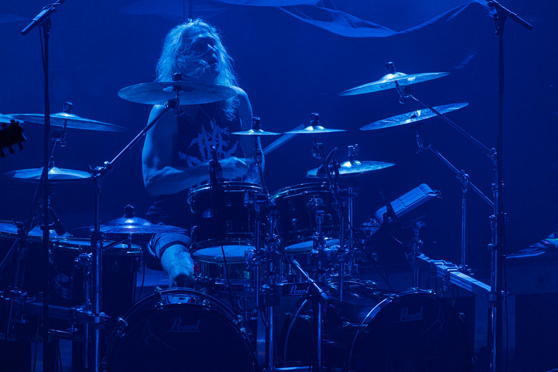 1.10.2022 Lost Society – na warszawskim koncercie trasy Sick and Dangerous Tour 2022 - finski thrash metalowy zespol, zalozony w 2010 roku w Jyvaskyla przez Samy Elbanna. W 2012 roku grupa wygrala w krajowych eliminacjach do Global Battle Of the Bands.  Lost Society zagrali przed BLIND CHANNEL w skladzieSamy Elbanna – wokal, gitara,Arttu Lesonen – gitara,Mirko Lehtinen – gitara basowa,Ossi Paananen – perkusja,Produkcja Winiary Bookings, klub Progresja, patronat Antyradio,fot. Andrzej Wasilkiewicz/Reporter