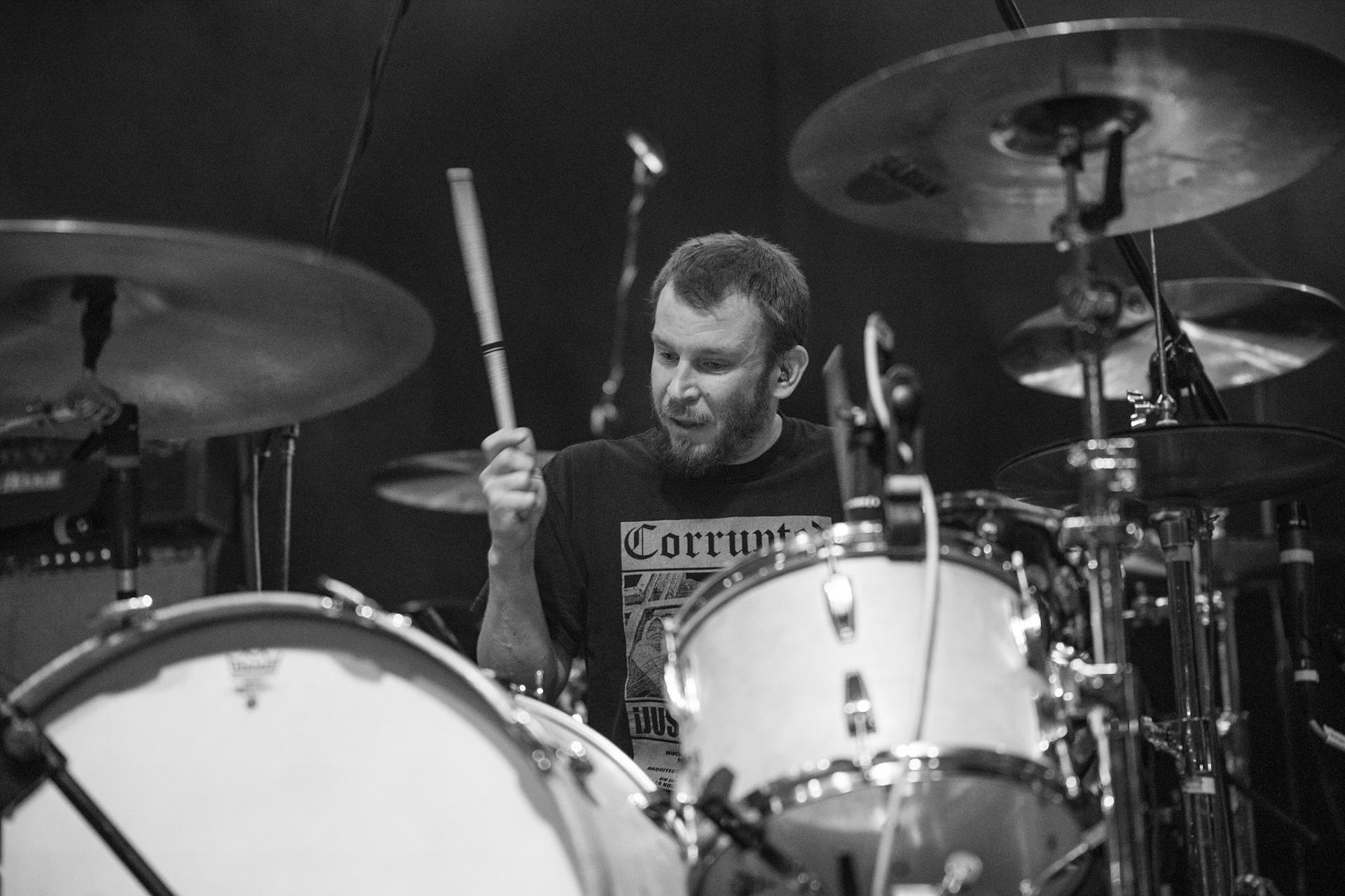 YOB - USA Eugene - Doom metal stoner metal post-metal
Mike Scheidt - wokal gitara,
Travis Foster - perkusja,
Aaron Rieseberg - bass, Produkcja Knock Out Productions, fot. Andrzej kaziq Wasilkiewicz/Reporter