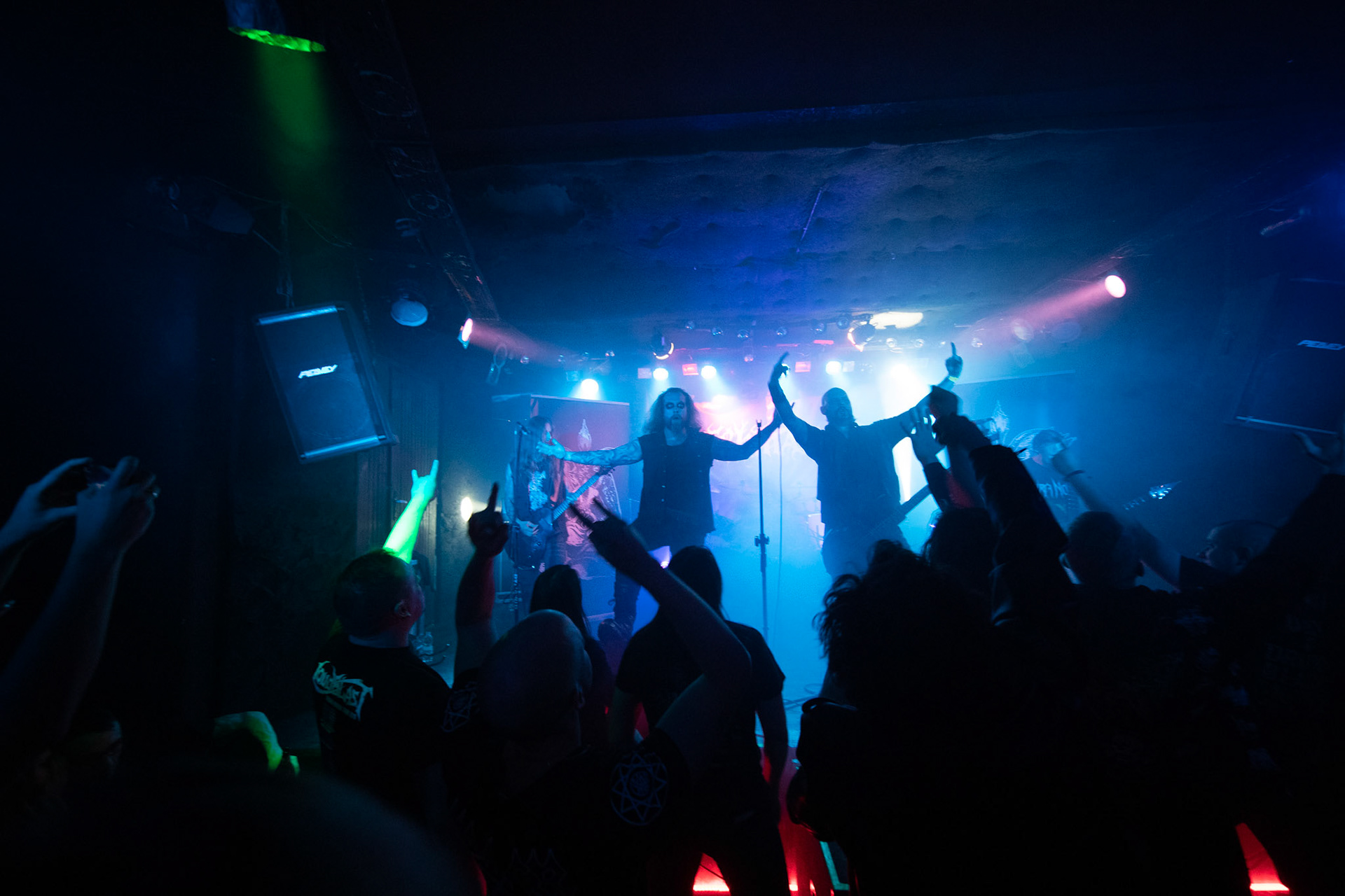 14.01.2019r. Witchmaster,  trasa XX years of Violence & Blasphemy klub VooDoo  Warszawa.  fot. Andrzej Wasilkiewicz/Reporter