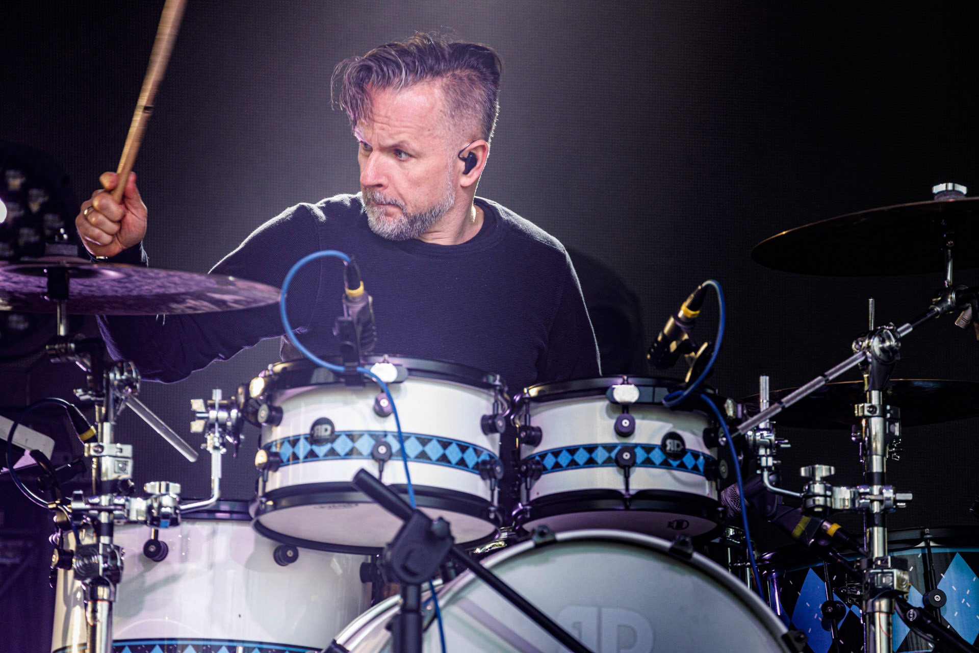 10.07.2022 Organek -  Antyfest Antyradia 2022 - Warszawa, letnia scena klubu Progresja. Tomasz Organek – gitara, wokal,Adam Staszewski – gitara basowa,Robert Markiewicz – perkusja,Tomasz Lewandowski – instrumenty klawiszowe,Rock alternatywny.fot. Andrzej Wasilkiewicz/Reporter