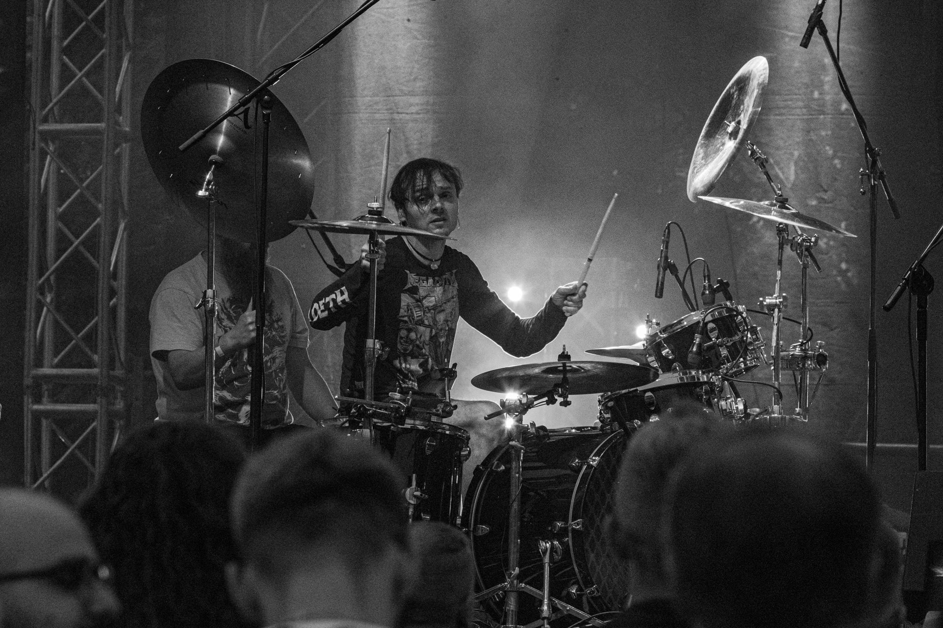 Koncert Luxtorpeda 10 urodziny. Warszawa Progresja.Gramy do Woli.n/z.Tomasz „Krzyżyk” Krzyżaniak – perkusjaFot. Andrzej kaziq Wasilkiewicz/Reporter