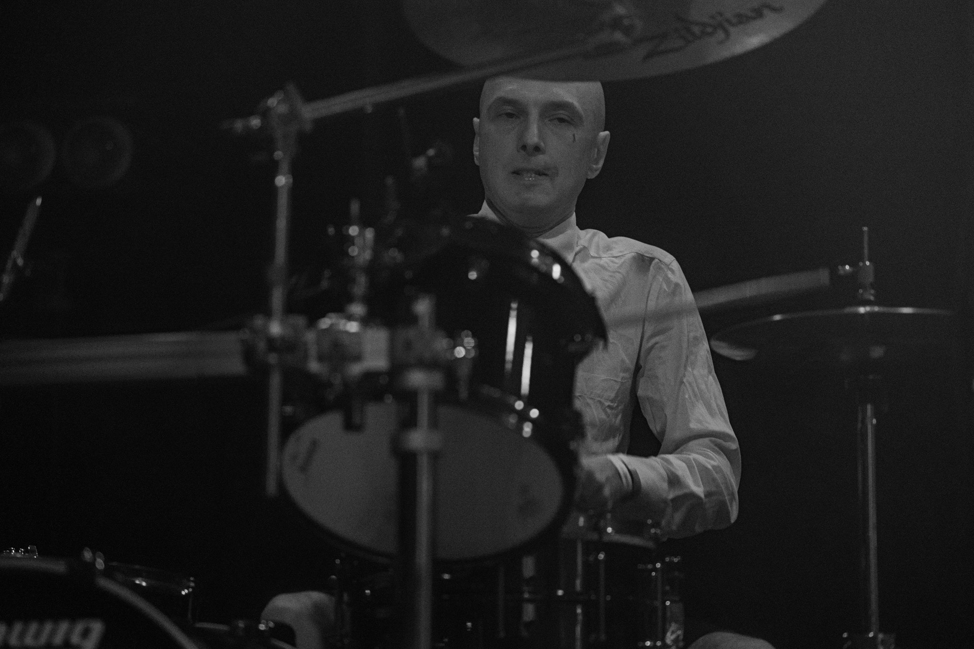 18.12.2021 Masturbator - Antysylwester Antyradia, 18 lat klubu Progresja,n/z Vithor/ growl-git, n/z Raefoth/bas, n/z Czaha/beki, n/z Mayhem/git,metal, blackmetal, thrashmetal, satanic old skull metal, fot. Andrzej Wasilkiewicz/Reporter