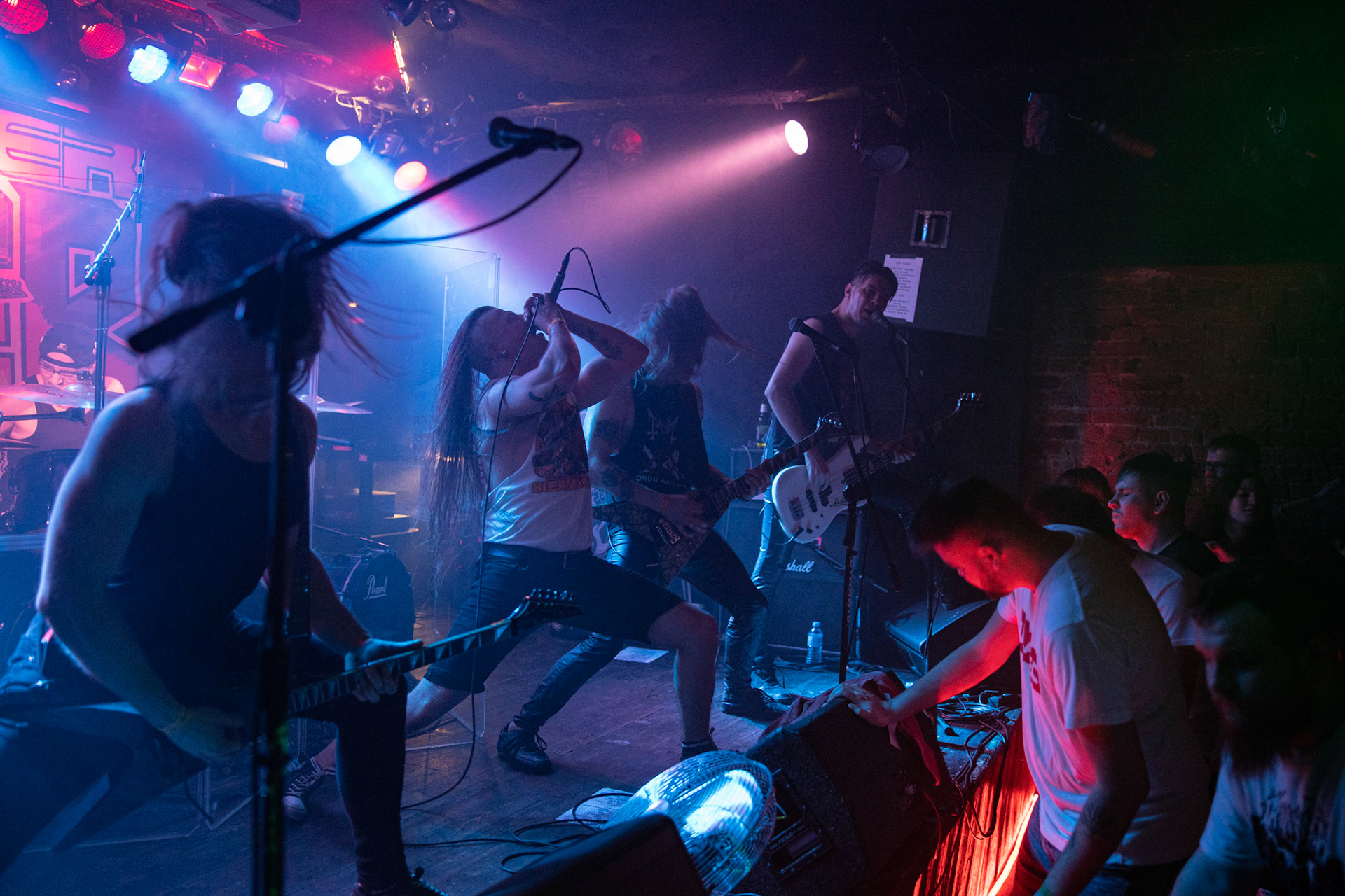 1.02.2020 Blood For Blood Tour part I. koncert zespołu Tester Gier - Crossover Thrash, Punk, Hardcore, Metal, Warszawa klub VooDoo, fot. Andrzej Wasilkiewicz/REPORTER