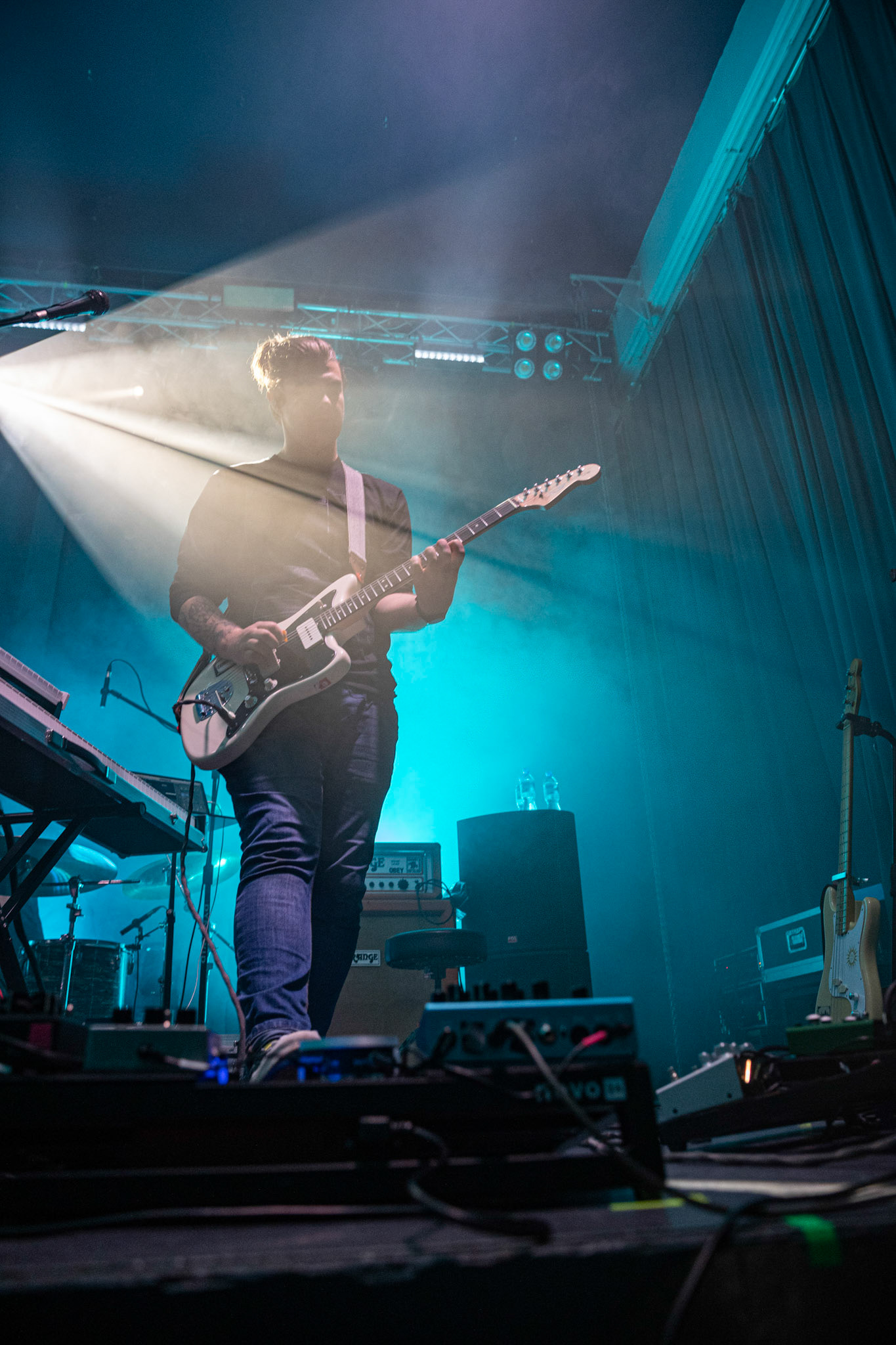 10.04.2022 God Is An Astronaut - Warszawa, klub Niebo. 20-te urodziny pierwszego,  albumu “The Beginning of the End”Napalm Records - post-rock, instrumental, space-rock. Winiary Bookings.Torsten Kinsella – wokal, gitara,Niels Kinsella – gitara basowa, gitaraJamie Dean – instrumenty klawiszowe, syntezatory, gitara,Gazz Carr – gitara,Lloyd Hanney – perkusja,fot. Andrzej Wasilkiewicz/Reporter