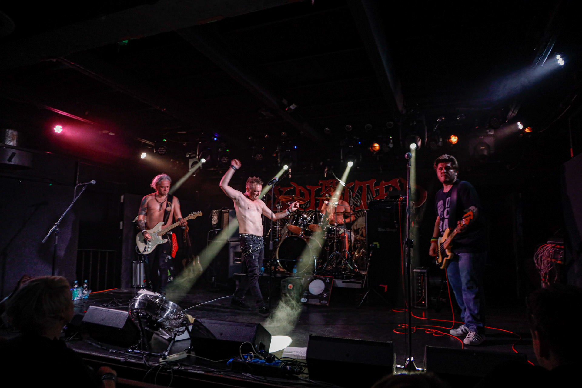 25.08.2022 TZN Xenna - warszawska grupa punkowa z frontmenem Krzysztofem Zygzakiem Chojnackim przed warszawskim koncertem The Exploited.fot. Andrzej Wasilkiewicz/Reporter