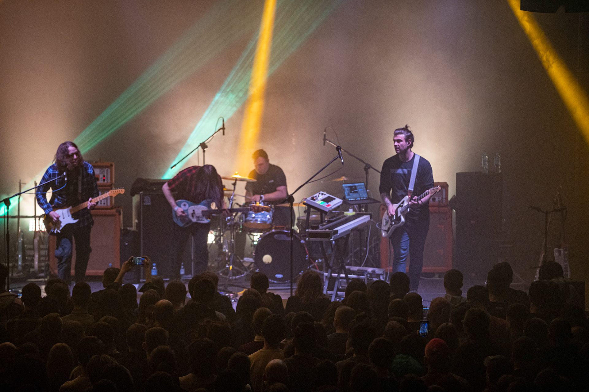 10.04.2022 God Is An Astronaut - Warszawa, klub Niebo. 20-te urodziny pierwszego,  albumu “The Beginning of the End”Napalm Records - post-rock, instrumental, space-rock. Winiary Bookings.Torsten Kinsella – wokal, gitara,Niels Kinsella – gitara basowa, gitaraJamie Dean – instrumenty klawiszowe, syntezatory, gitara,Gazz Carr – gitara,Lloyd Hanney – perkusja,fot. Andrzej Wasilkiewicz/Reporter