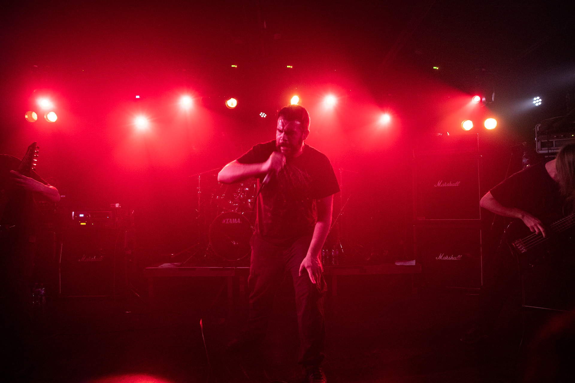 1.04.2019 Defeated Sanity, Warszawa, klub Proxima, DEFEATED SANITY brutal death metal, Niemcy
Lille Gruber - Drums
Jacob Schmidt - Bass
Christian Kühn - Guitar
Josh Welshman - Vocals Knock Out Productions, Left Hand Sounds.